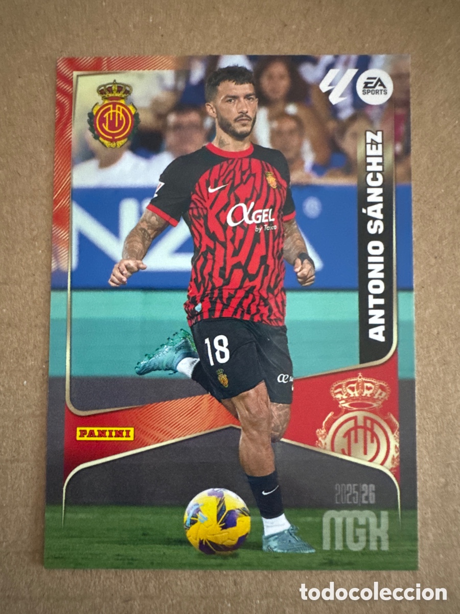 Cromos de f&uacute;tbol: # 246 Antonio S&aacute;nchez Mallorca Megacracks 25 26 2025 2026 MGK