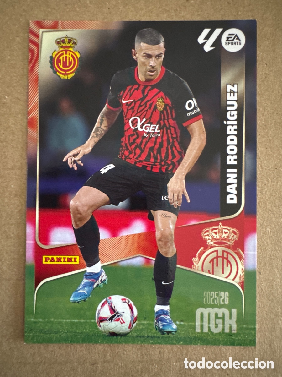 Cromos de f&uacute;tbol: # 247 Dani Rodr&iacute;guez Mallorca Megacracks 25 26 2025 2026 MGK