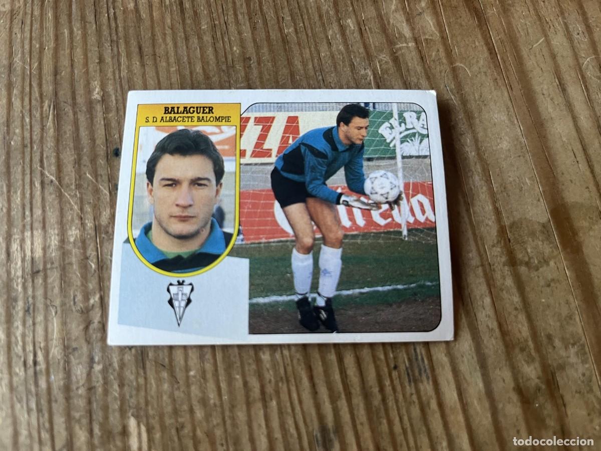 Cromos de f&uacute;tbol: CROMO ALBUM LIGA ESTE 91 92 1991 1992 BALAGUER ALBACETE