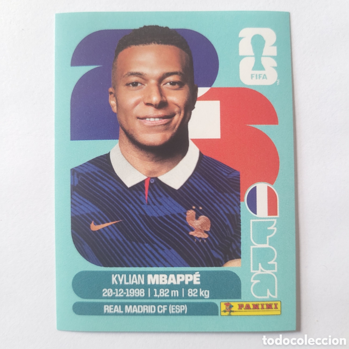 Cromos de f&uacute;tbol: FRA 20 Kylian Mbappe [Sticker] / FIFA World Cup 2026