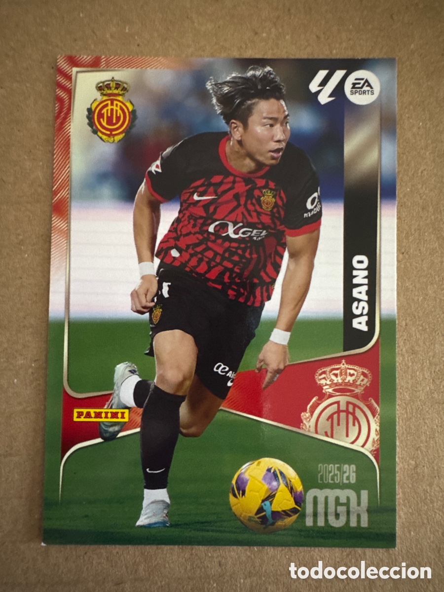 Cromos de f&uacute;tbol: # 249 Asano Mallorca Megacracks 25 26 2025 2026 MGK