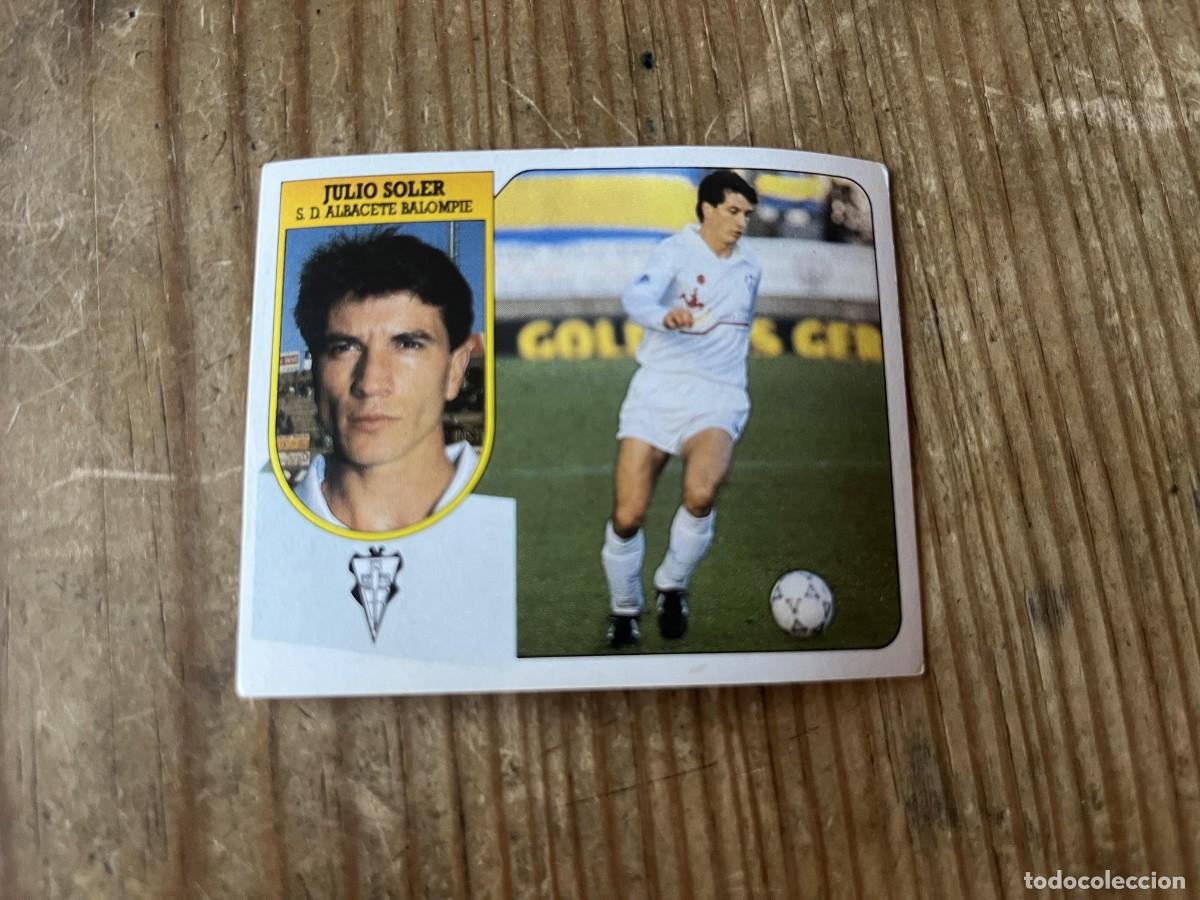 Cromos de f&uacute;tbol: CROMO ALBUM LIGA ESTE 91 92 1991 1992 ALBACETE JULIO SOLER