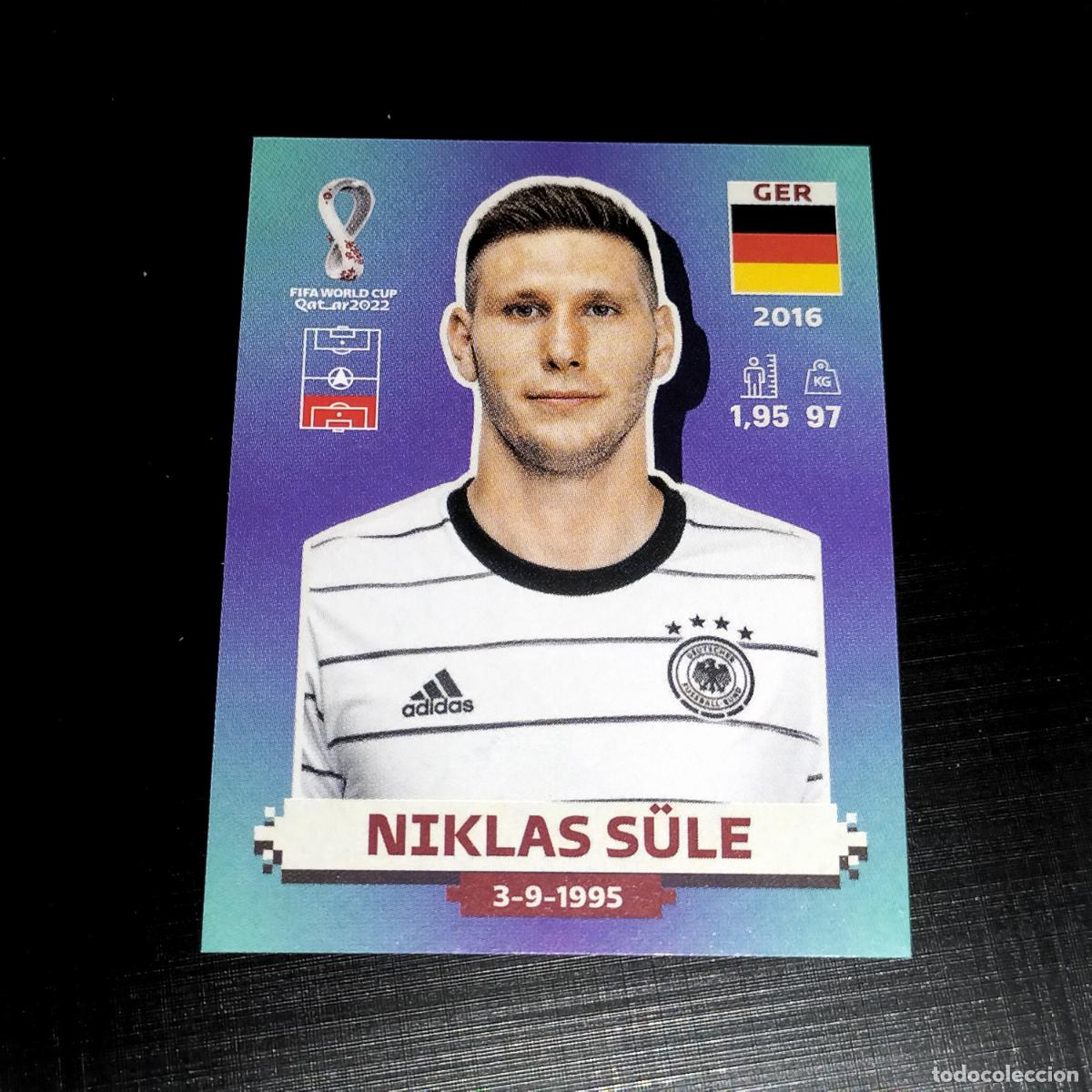 Fu&szlig;ball-Sticker: GER 10 NIKLAS SULE ALEMANIA CROMOS STICKER MUNDIAL QTAR 22 2022 FIFA WORLD CUP PANINI