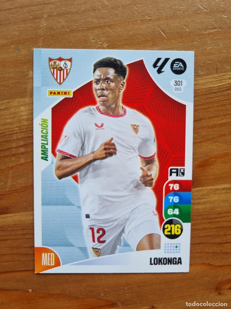 Fu&szlig;ball-Sticker: 301 Bis LOKONGA (Sevilla FC) AMPLIACI&Oacute;N. Liga 2024 2025 24 25 Adrenalyn XL (Panini)