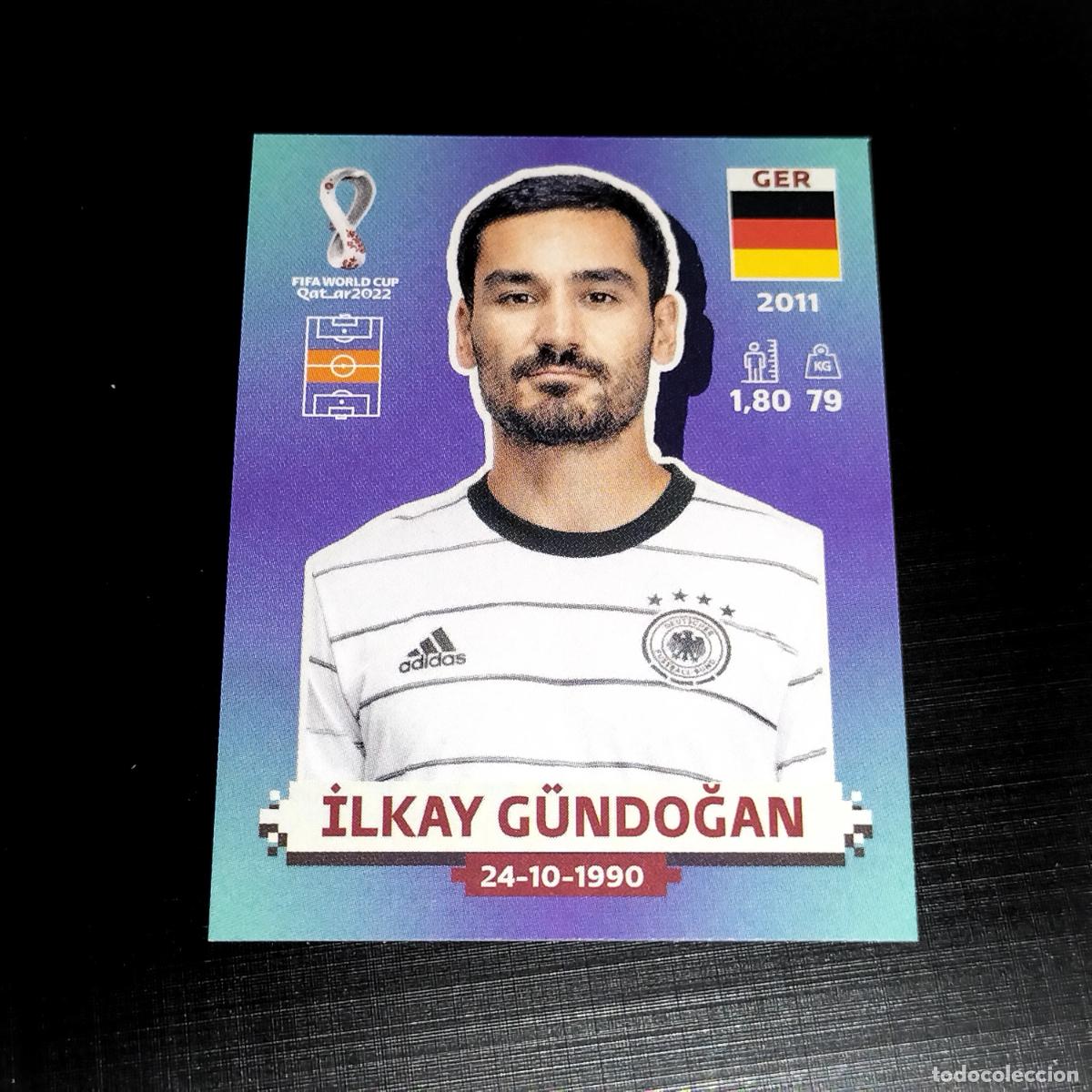 Fu&szlig;ball-Sticker: GER 12 ILKAY GUNDOGAN ALEMANIA CROMOS STICKER MUNDIAL QTAR 22 2022 FIFA WORLD CUP PANINI