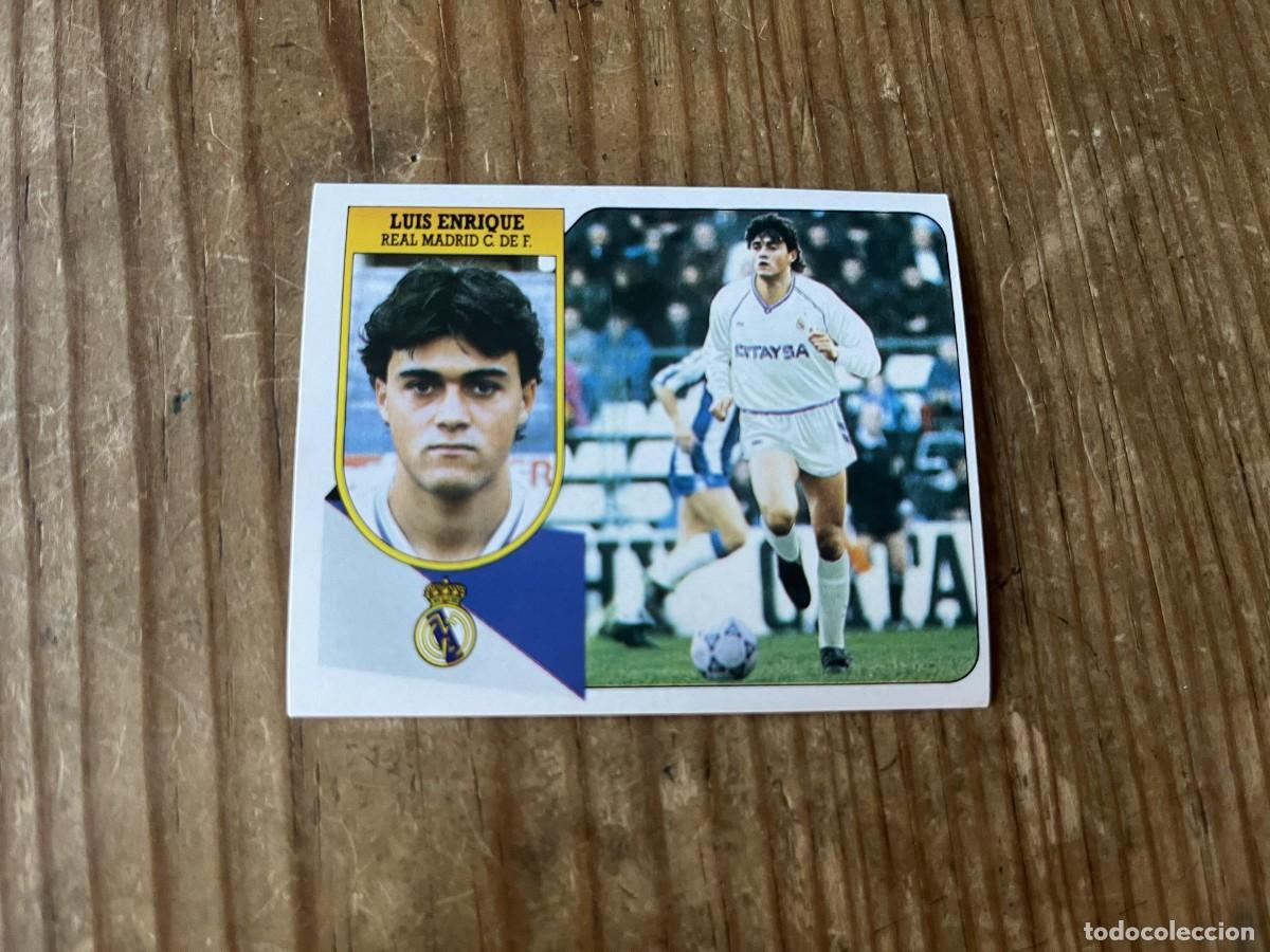 Fu&szlig;ball-Sticker: CROMO PEGATINA ADHESIVO SIN PEGAR ALBUM LIGA ESTE 91 92 1991 1992 REAL MADRID LUIS ENRIQUE