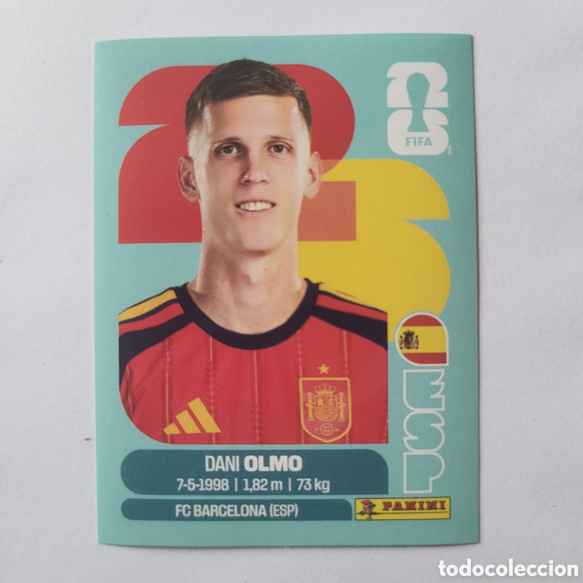 Fu&szlig;ball-Sticker: ESP 16 Dani Olmo [Sticker] / FIFA World Cup 2026