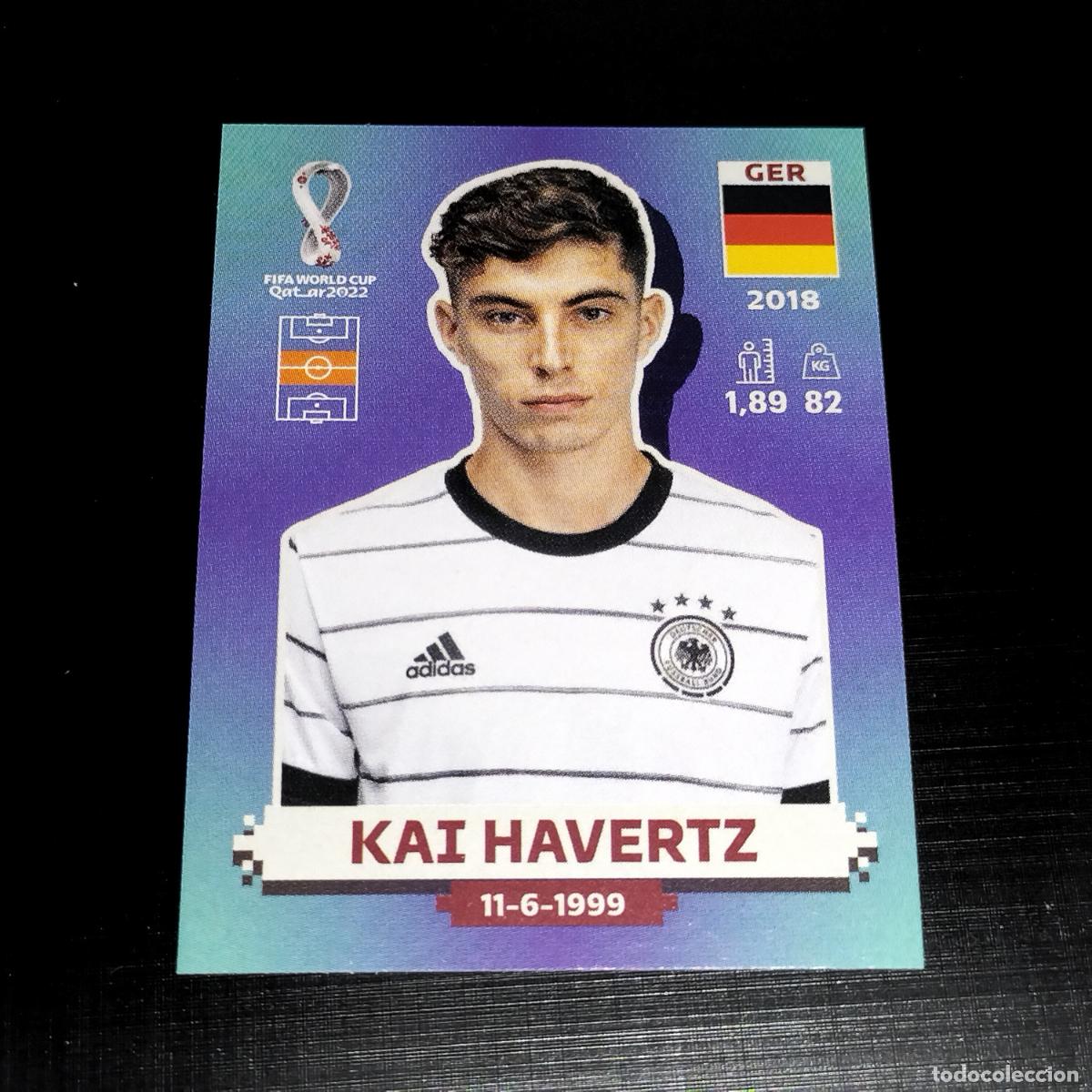 Fu&szlig;ball-Sticker: GER 13 KAI HAVERTZ ALEMANIA CROMOS STICKER MUNDIAL QTAR 22 2022 FIFA WORLD CUP PANINI