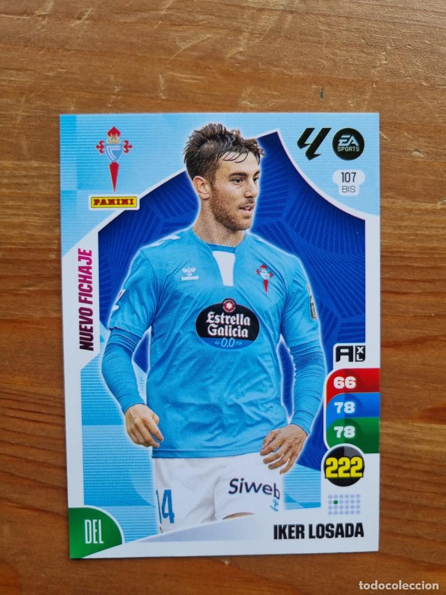 Fu&szlig;ball-Sticker: 107 Bis IKER LOSADA (Celta de Vigo) NUEVO FICHAJE. Liga 2024 2025 24 25 Adrenalyn XL (Panini)