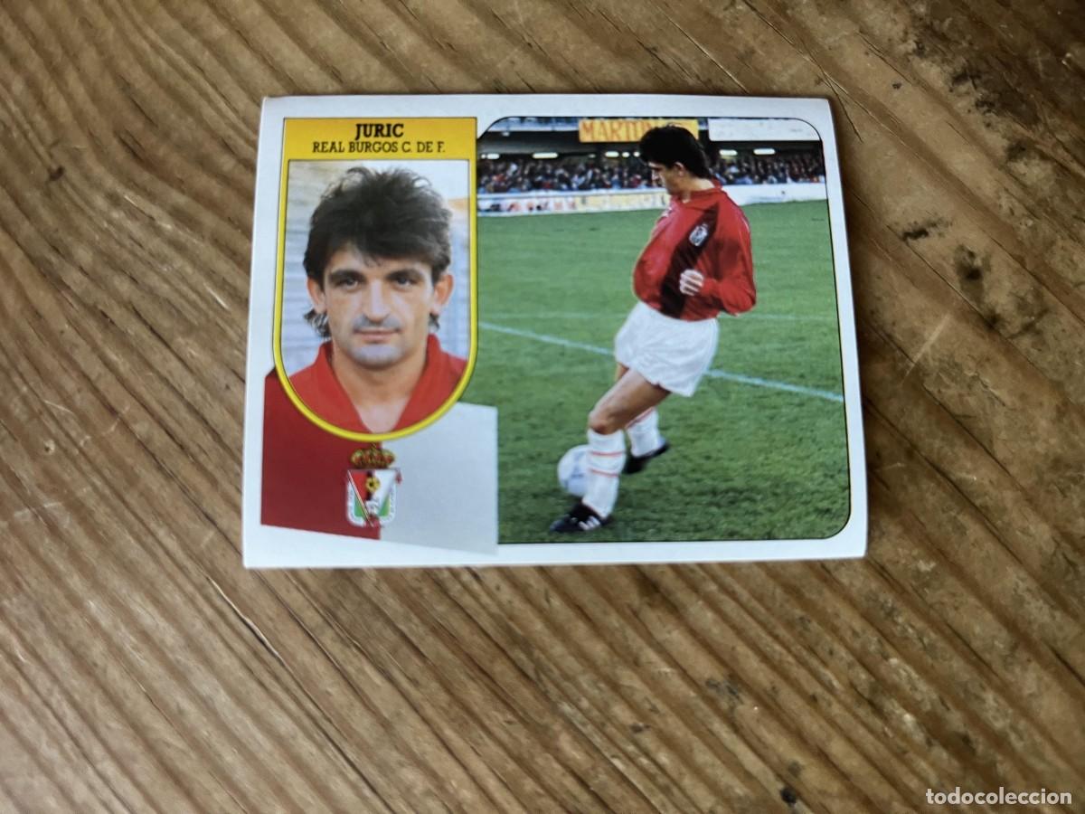 Cromos de f&uacute;tbol: CROMO PEGATINA ADHESIVO SIN PEGAR ALBUM LIGA ESTE 91 92 1991 1992 REAL BURGOS JURIC