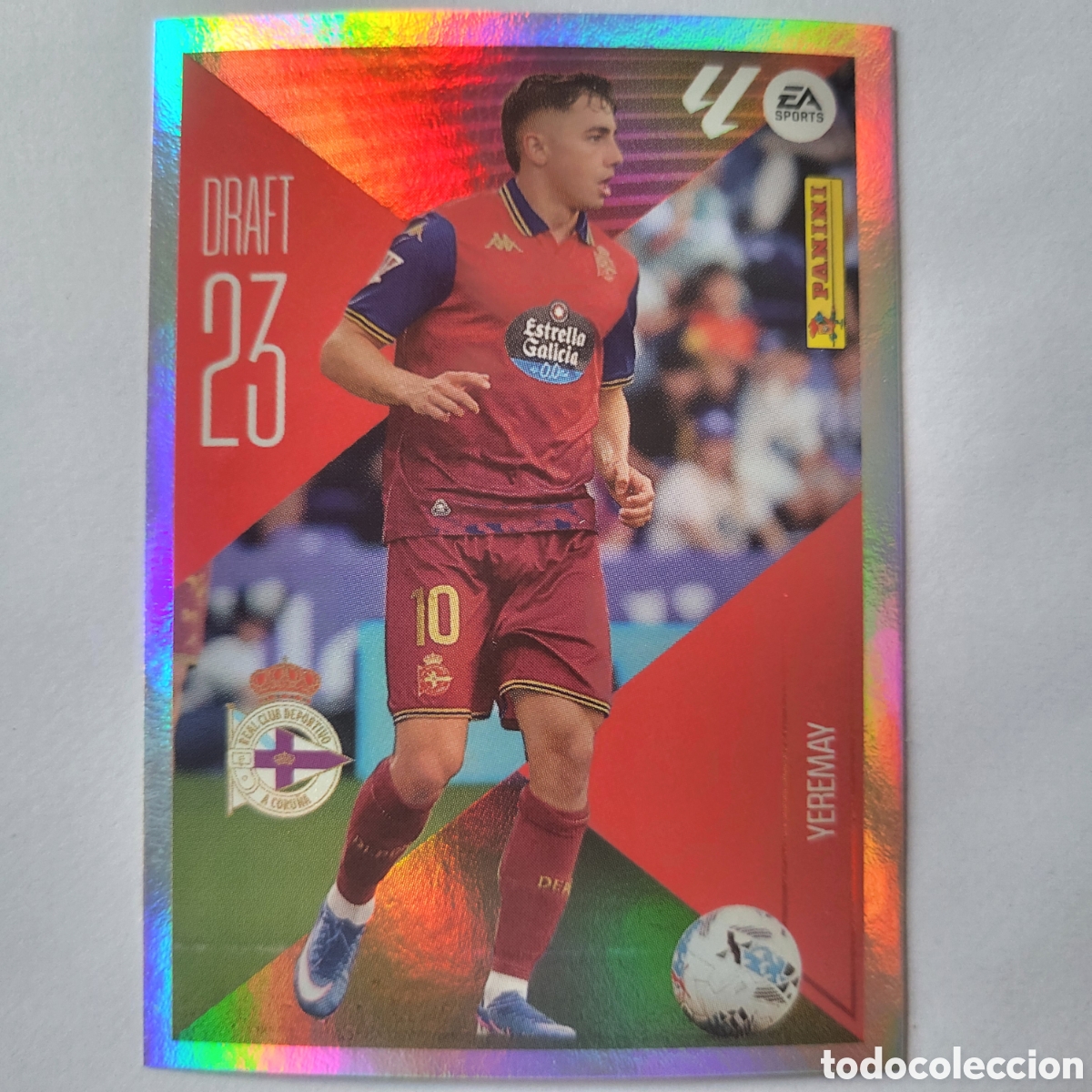 Cromos de f&uacute;tbol: 23 Yeremay RC Deportivo [Draft 23, Sticker] / La Liga Este 2026