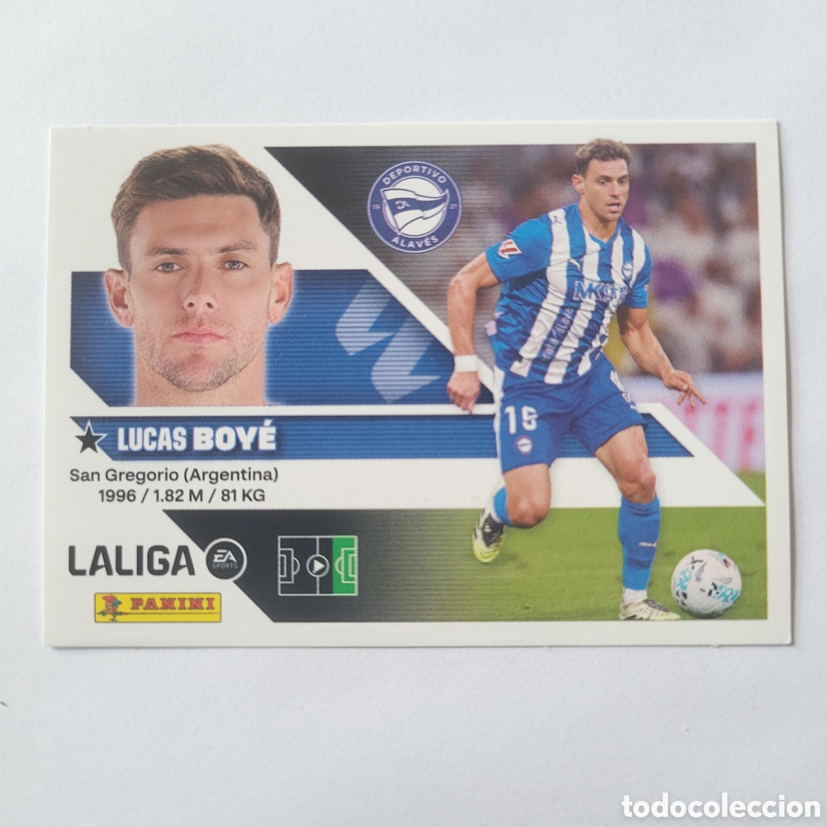Cromos de f&uacute;tbol: 20 Boye D. Alaves [Sticker] / La Liga Este 2026