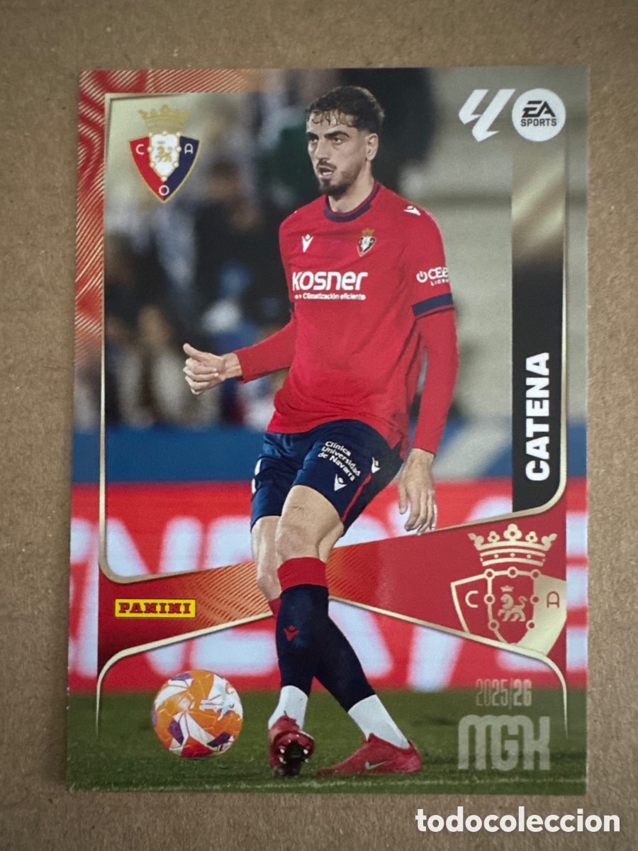 Cromos de f&uacute;tbol: # 257 Catena CA Osasuna Megacracks 25 26 2025 2026 MGK