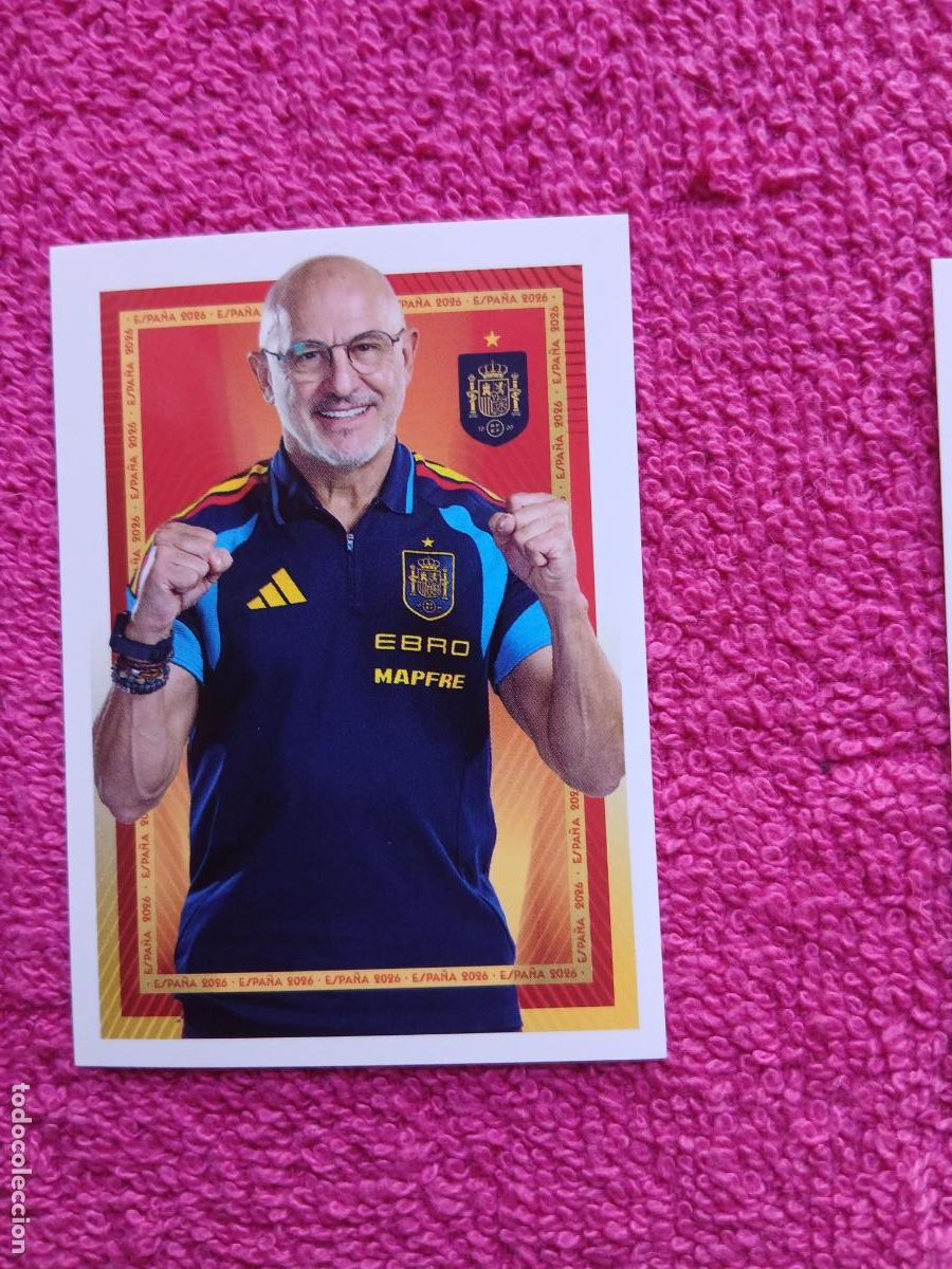 Cromos de f&uacute;tbol: espa&ntilde;a 2026 7 de la fuente selecci&oacute;n espa&ntilde;ola panini carrefour family mundial de futbol (H)