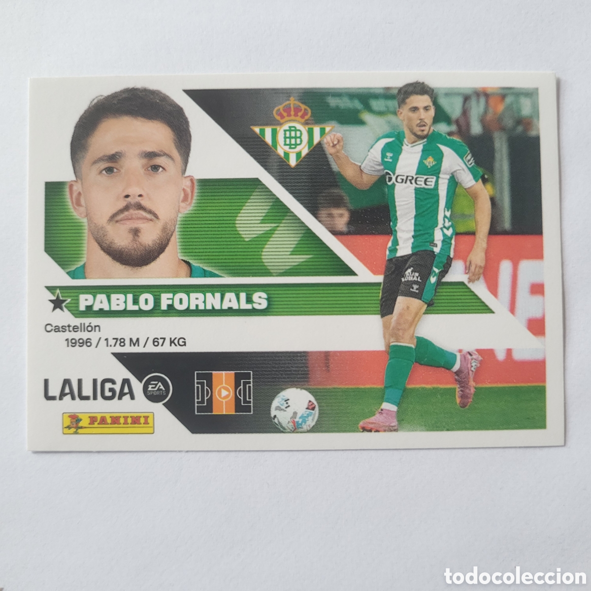 Cromos de f&uacute;tbol: 15 Pablo Fornals Real Betis [Sticker] / La Liga Este 2026