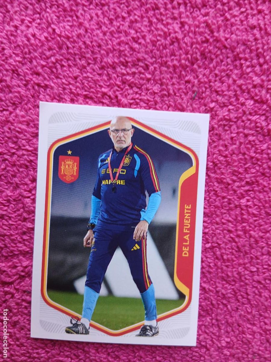 Cromos de f&uacute;tbol: espa&ntilde;a 2026 8 de la fuente selecci&oacute;n espa&ntilde;ola panini carrefour family mundial de futbol (H)