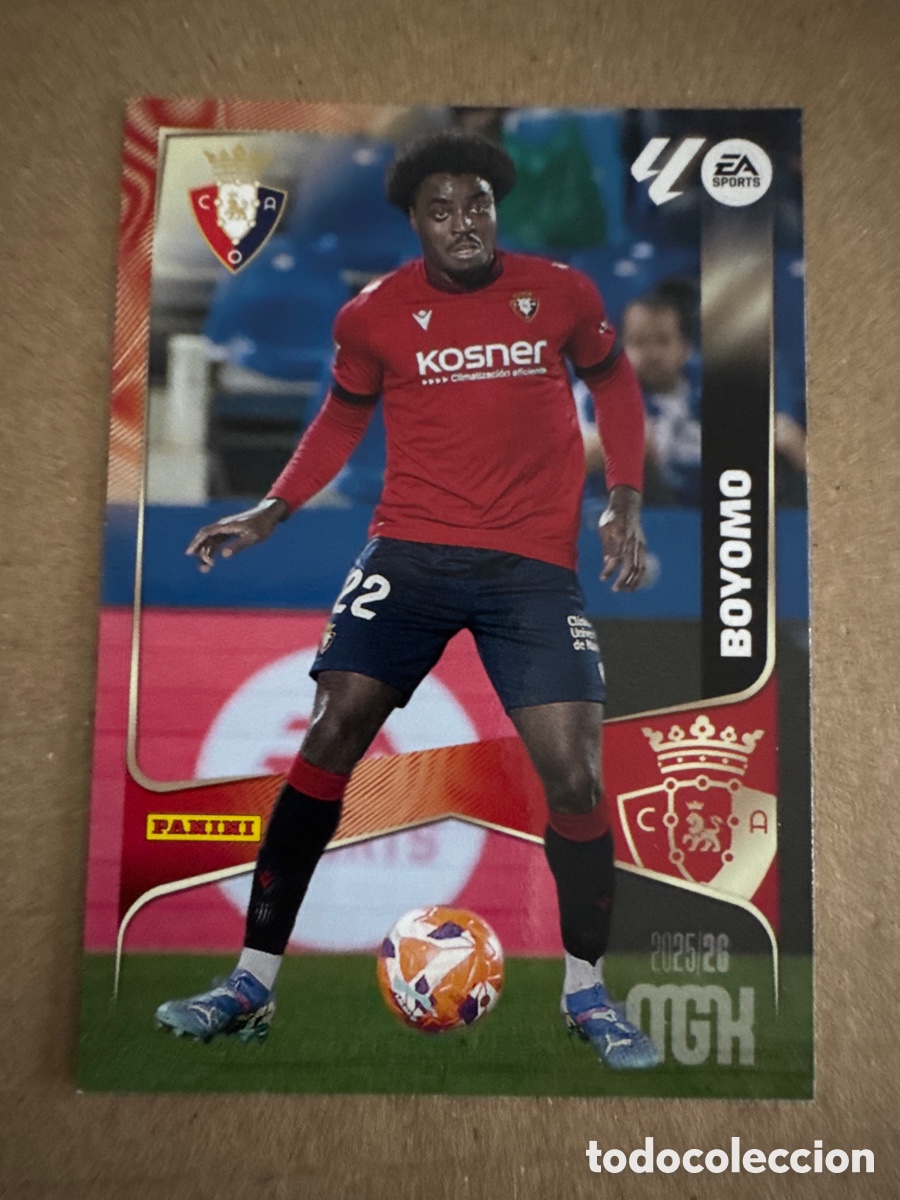 Cromos de f&uacute;tbol: # 258 Boyomo CA Osasuna Megacracks 25 26 2025 2026 MGK