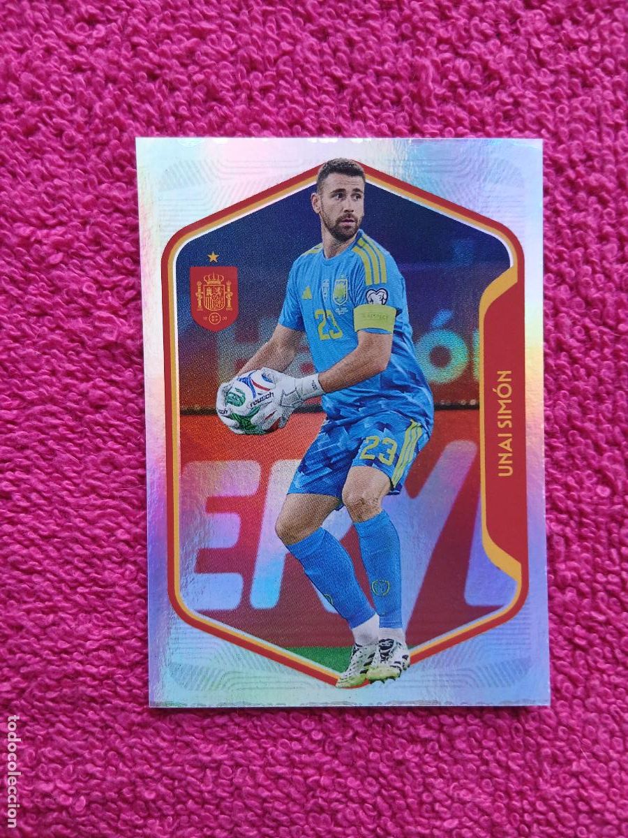 Cromos de f&uacute;tbol: espa&ntilde;a 2026 10 unai sim&oacute;n selecci&oacute;n espa&ntilde;ola panini carrefour family mundial de futbol (H)