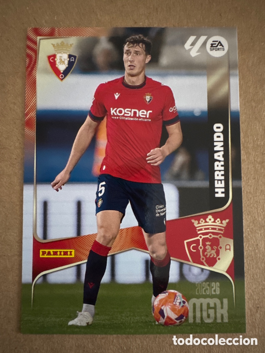 Cromos de f&uacute;tbol: # 259 Herrando CA Osasuna Megacracks 25 26 2025 2026 MGK