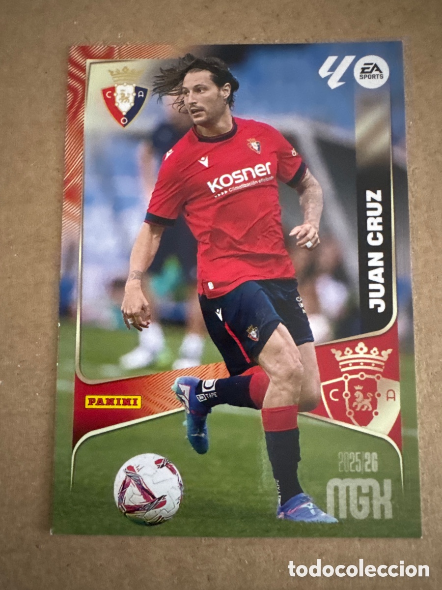Cromos de f&uacute;tbol: # 260 Juan Cruz CA Osasuna Megacracks 25 26 2025 2026 MGK