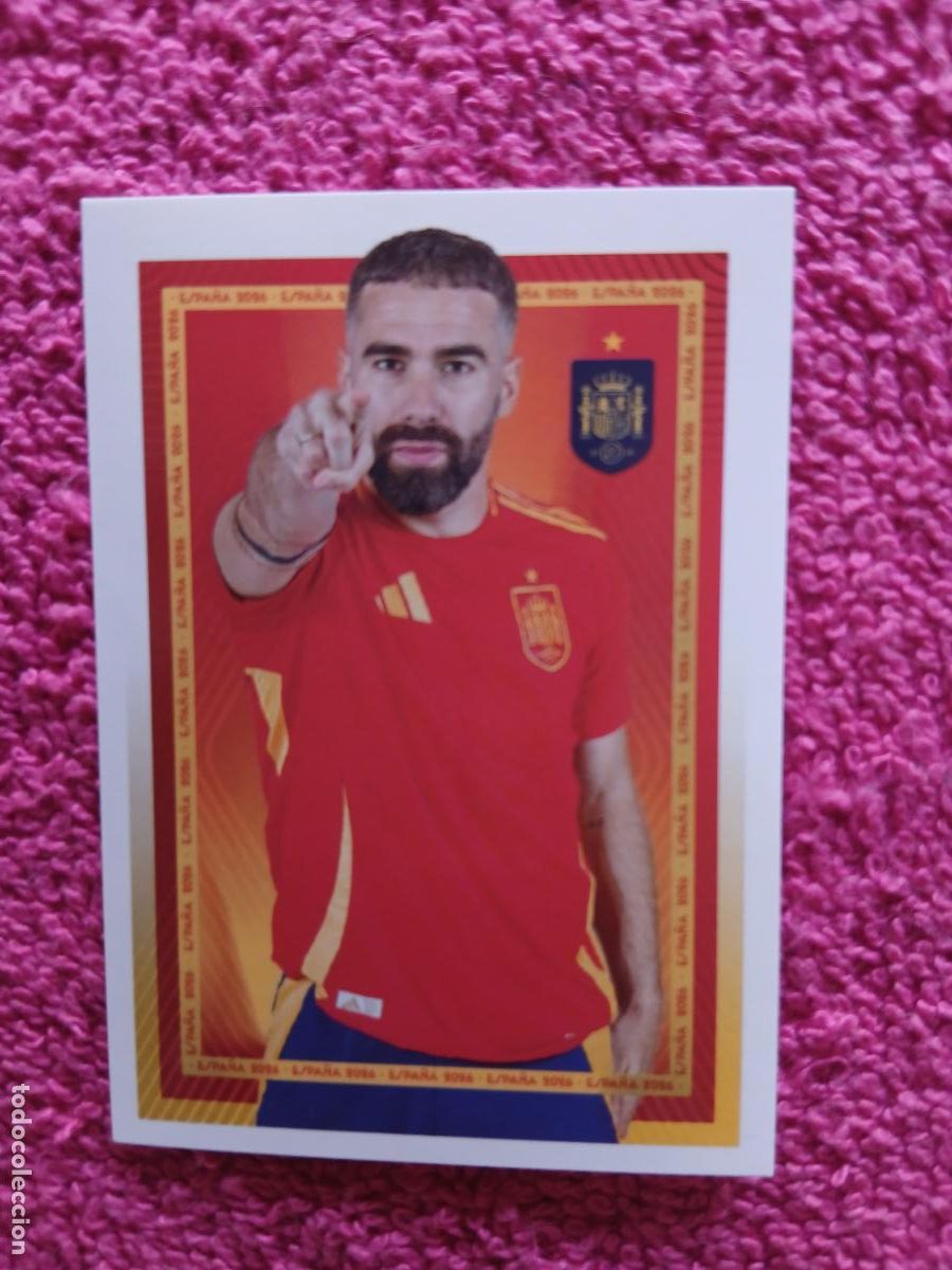 Cromos de f&uacute;tbol: espa&ntilde;a 2026 15 carvajal selecci&oacute;n espa&ntilde;ola panini carrefour family mundial de futbol (H)