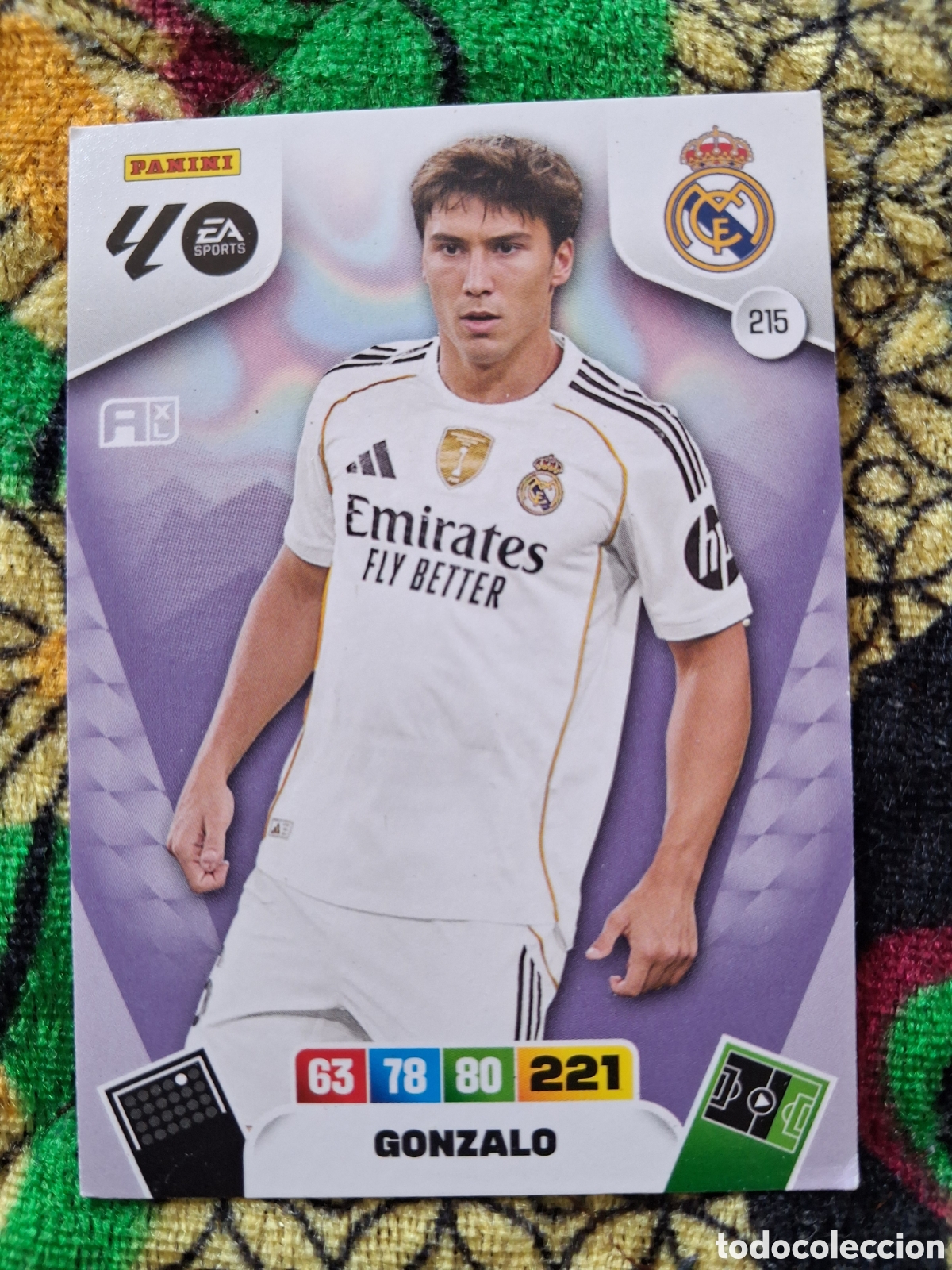Cromos de f&uacute;tbol: 215 gonzalo madrid adrenalyn 2026