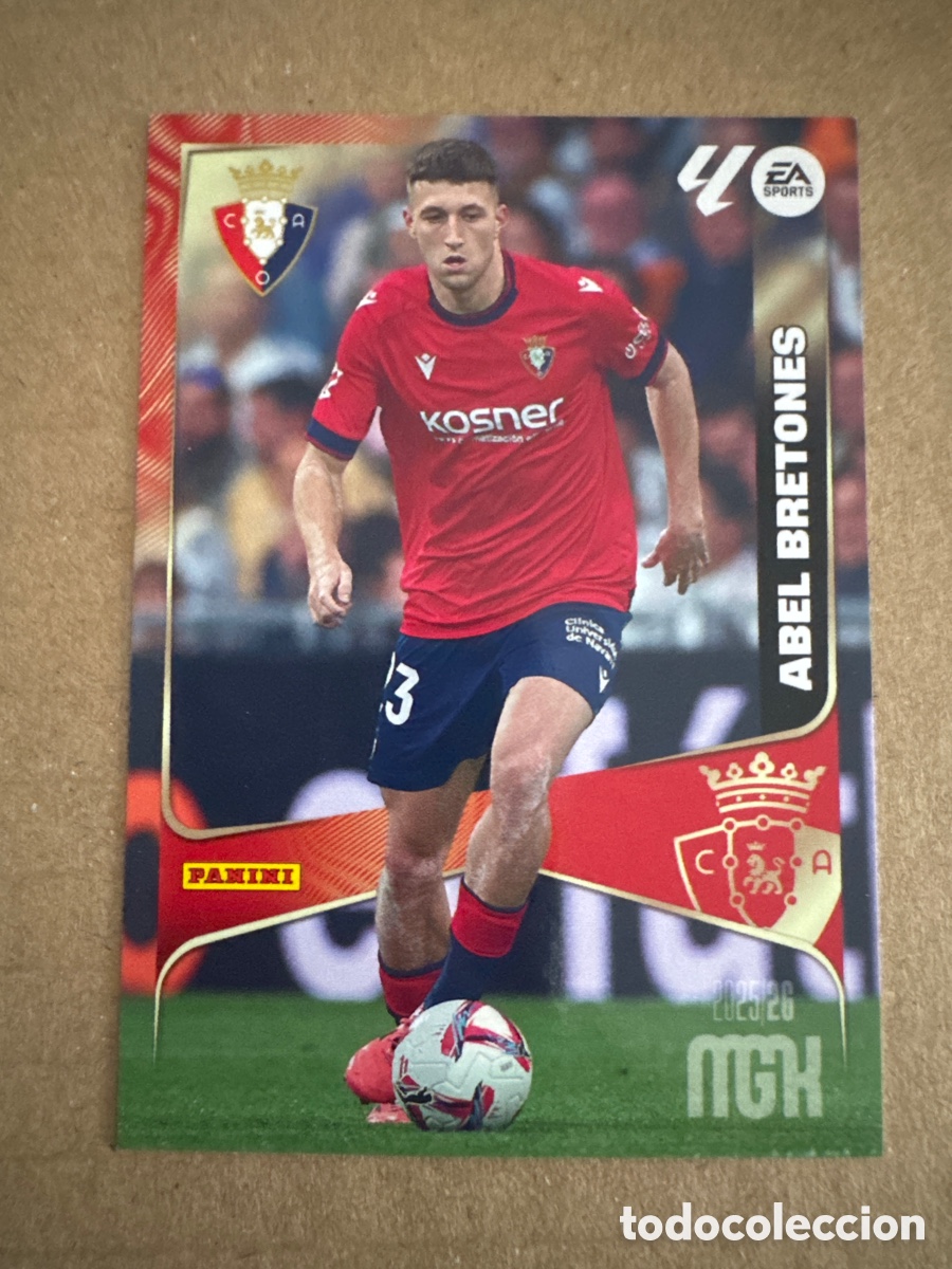 Cromos de f&uacute;tbol: # 261 Abel Bretones CA Osasuna Megacracks 25 26 2025 2026 MGK