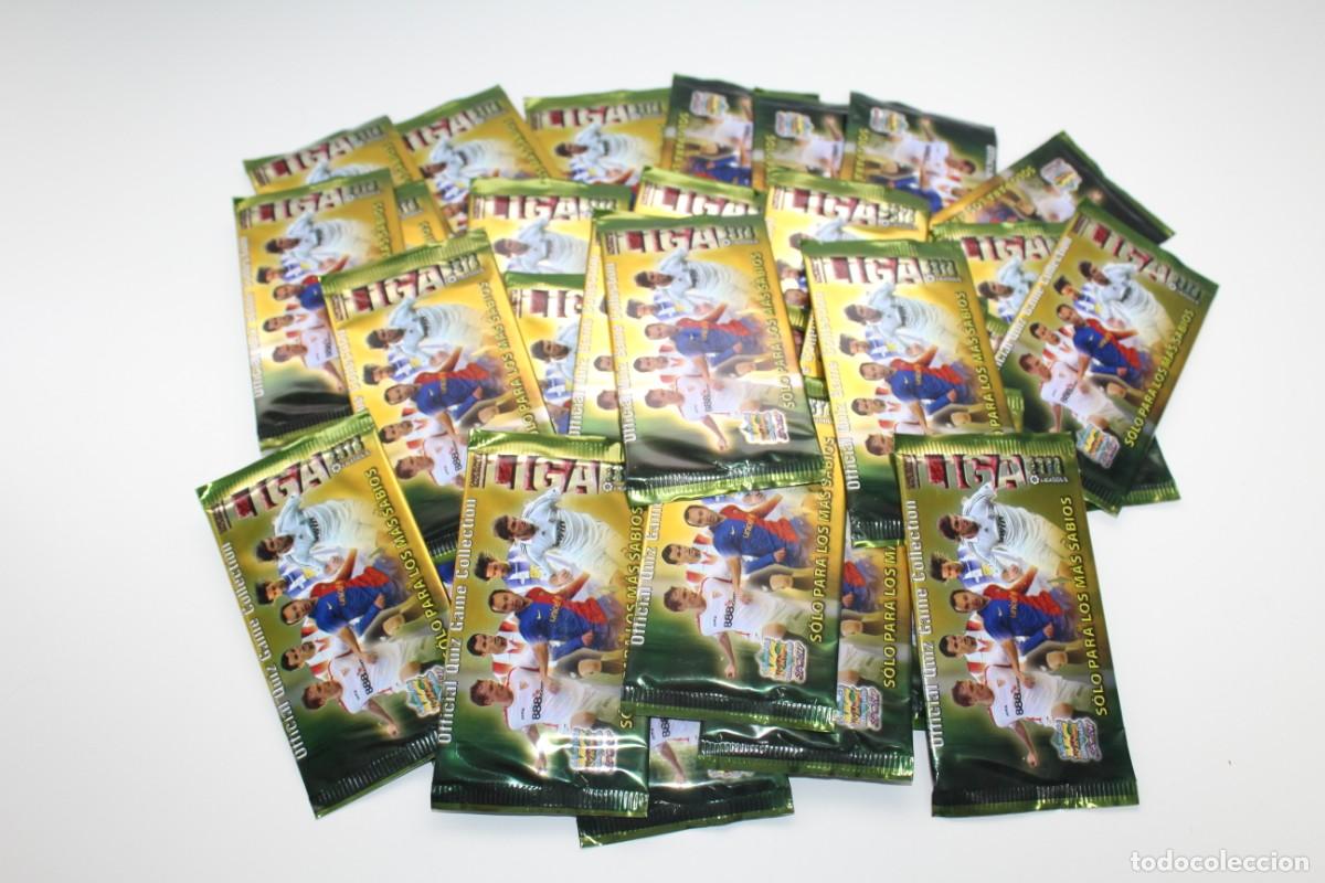 Cromos de f&uacute;tbol: LOTE DE 35 SOBRES DE CROMOS MUNDICROMO LIGA 2009/2010 PRECINTADOS
