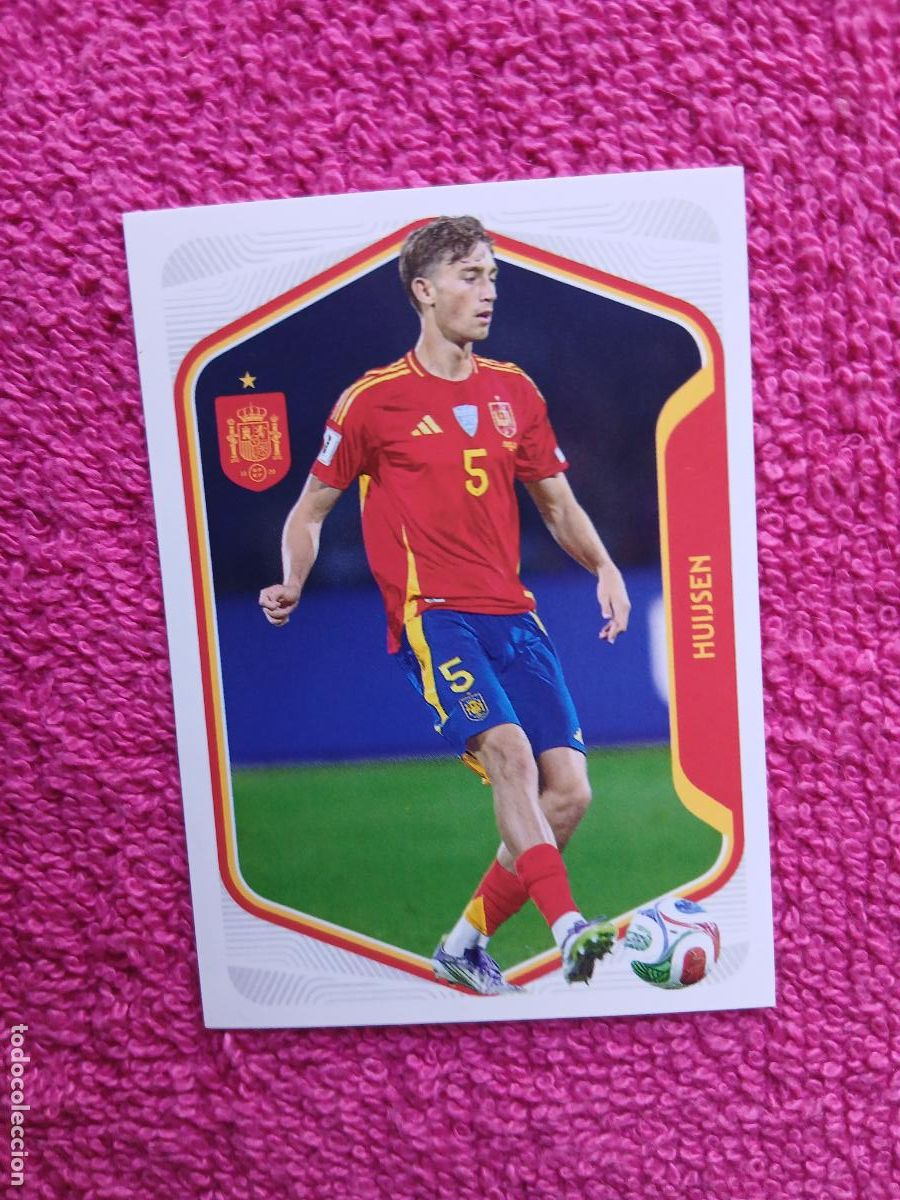 Cromos de f&uacute;tbol: espa&ntilde;a 2026 22 huijsen selecci&oacute;n espa&ntilde;ola panini carrefour family mundial de futbol (I)