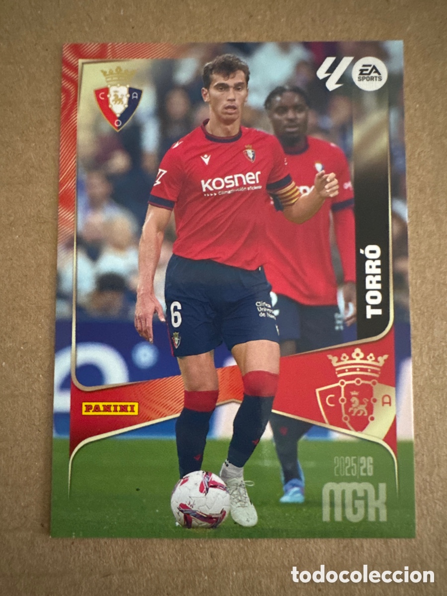 Cromos de f&uacute;tbol: # 263 Torr&oacute; CA Osasuna Megacracks 25 26 2025 2026 MGK