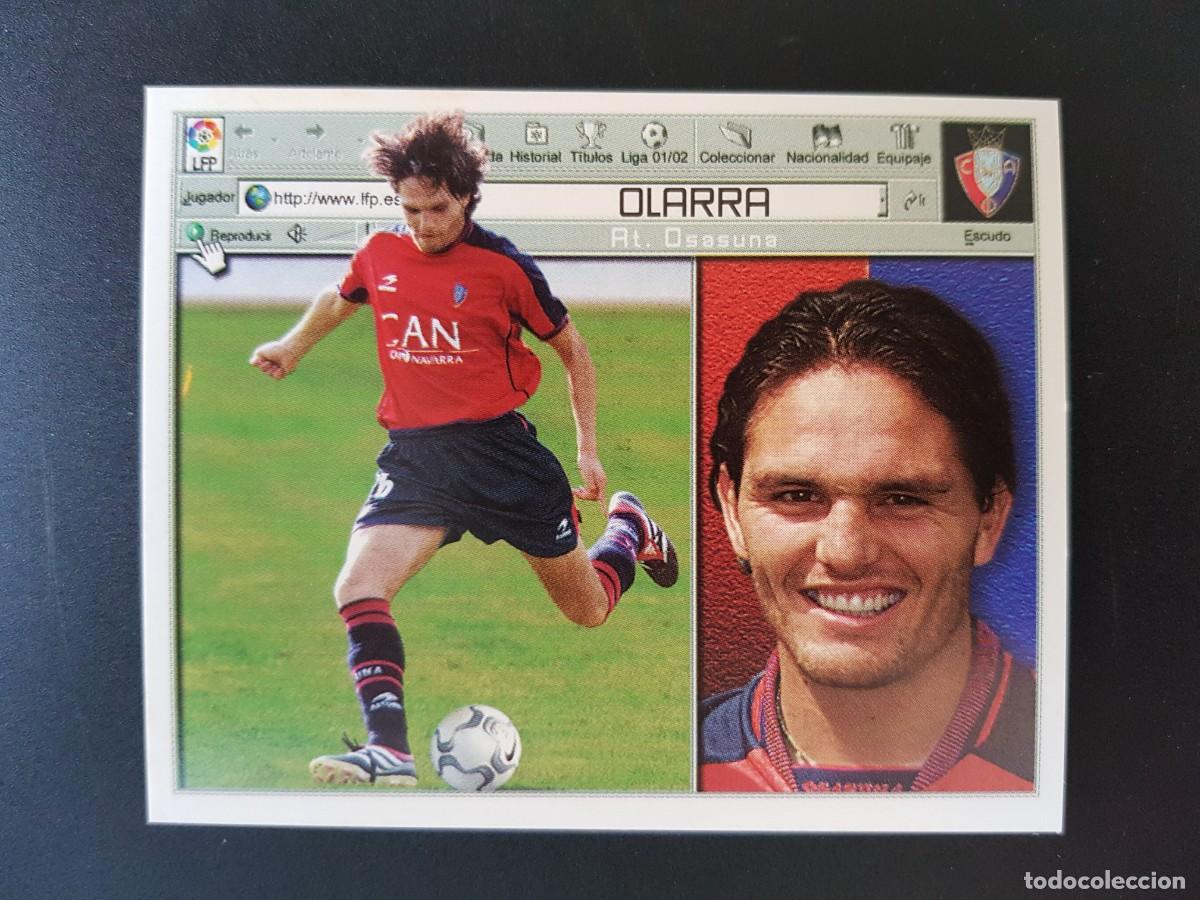 Cromos de f&uacute;tbol: Este Liga 2001/2002 2001 2002 01/02 01 02 Olarra Osasuna coloca nuevo sin pegar nunca pegado