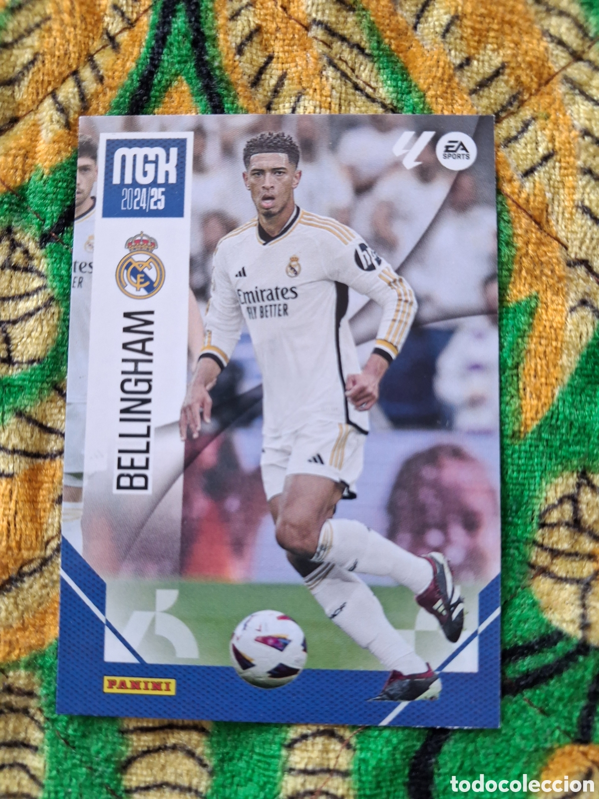 Cromos de f&uacute;tbol: Bellingham N&ordm; 230 Real Madrid LaLiga Santander Megacracks 2024 2025 Panini 24 25