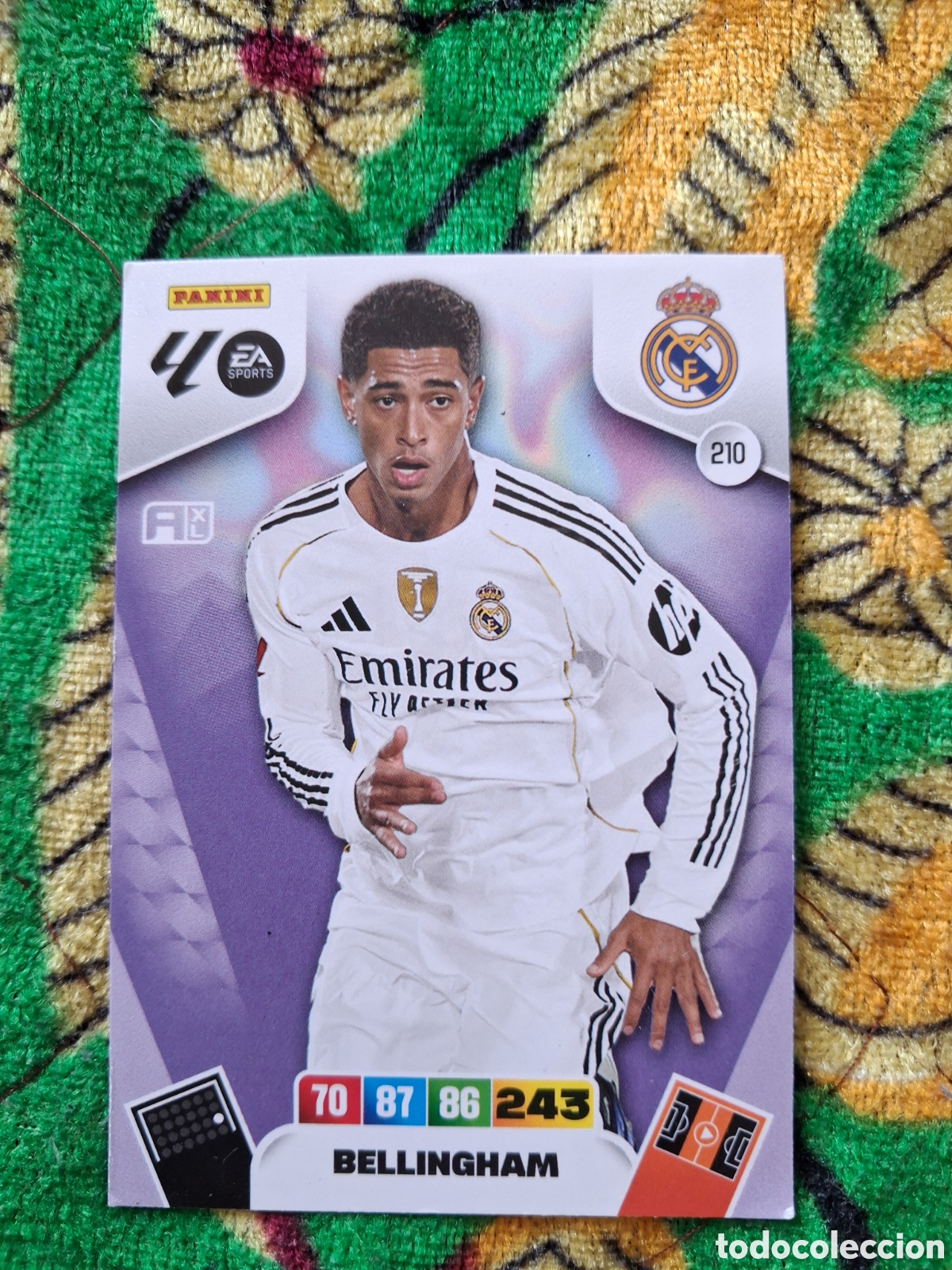 Cromos de f&uacute;tbol: Real Madrid 210 BELLINGHAM Adrenalyn 2025-26