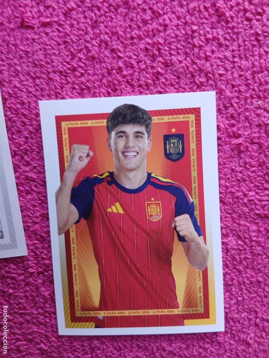 Cromos de f&uacute;tbol: espa&ntilde;a 2026 23 cubars&iacute; selecci&oacute;n espa&ntilde;ola panini carrefour family mundial de futbol (I)