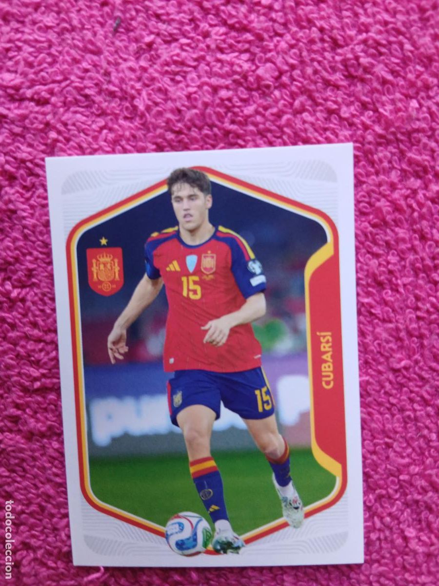 Cromos de f&uacute;tbol: espa&ntilde;a 2026 24 cubars&iacute; selecci&oacute;n espa&ntilde;ola panini carrefour family mundial de futbol (I)
