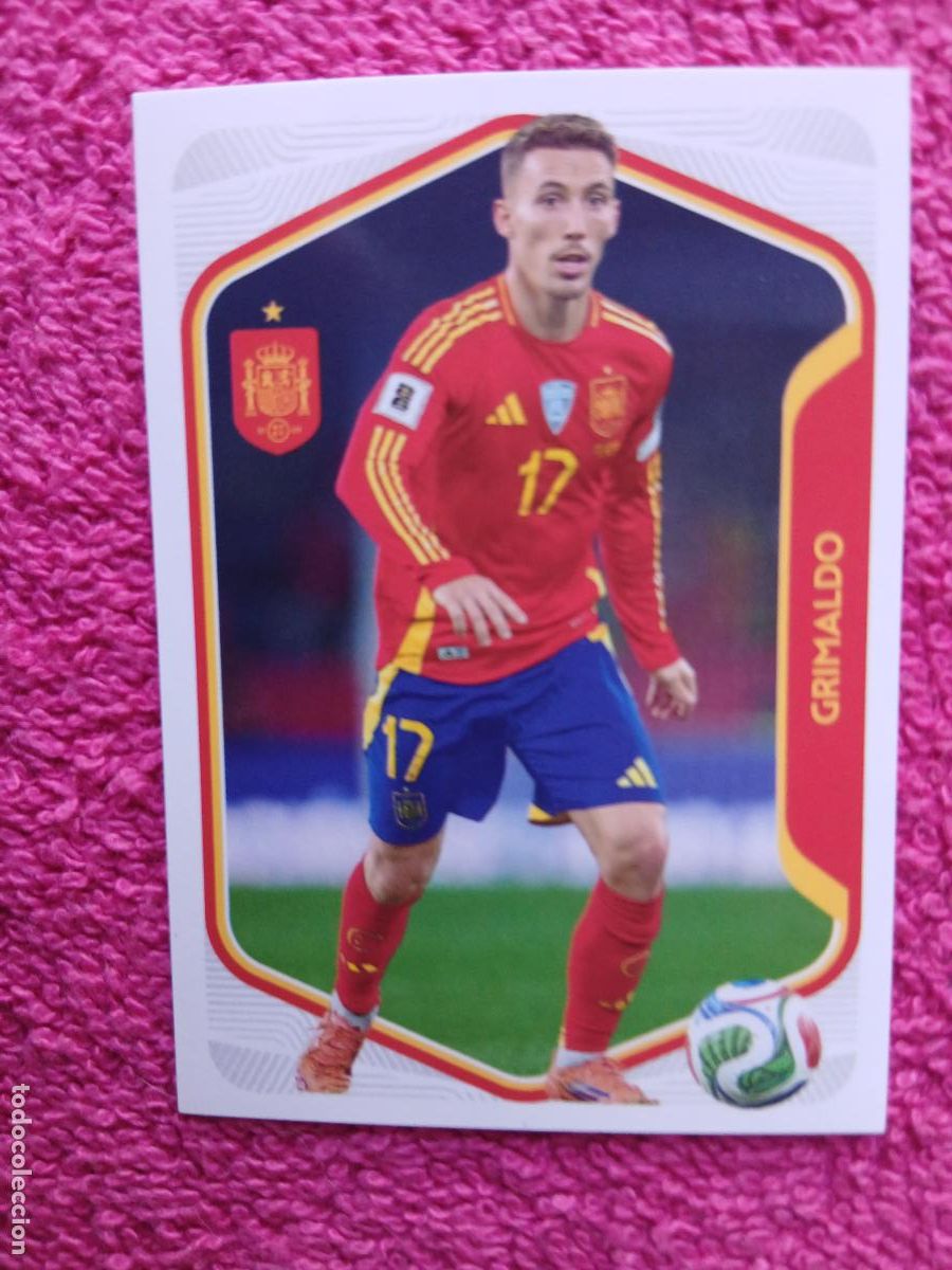 Cromos de f&uacute;tbol: espa&ntilde;a 2026 29 grimaldo selecci&oacute;n espa&ntilde;ola panini carrefour family mundial de futbol (I)