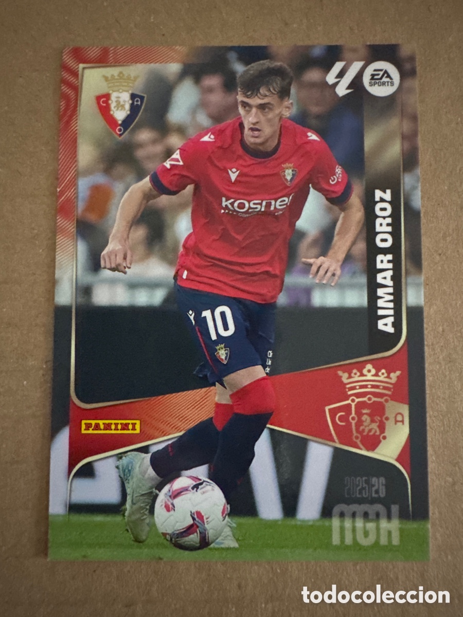 Cromos de f&uacute;tbol: # 267 Aimar Oroz CA Osasuna Megacracks 25 26 2025 2026 MGK