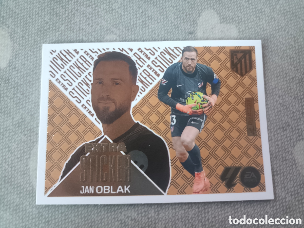 Cromos de f&uacute;tbol: Extra Sticker Bronce OBLAK Ediciones &Eacute;ste 26 27