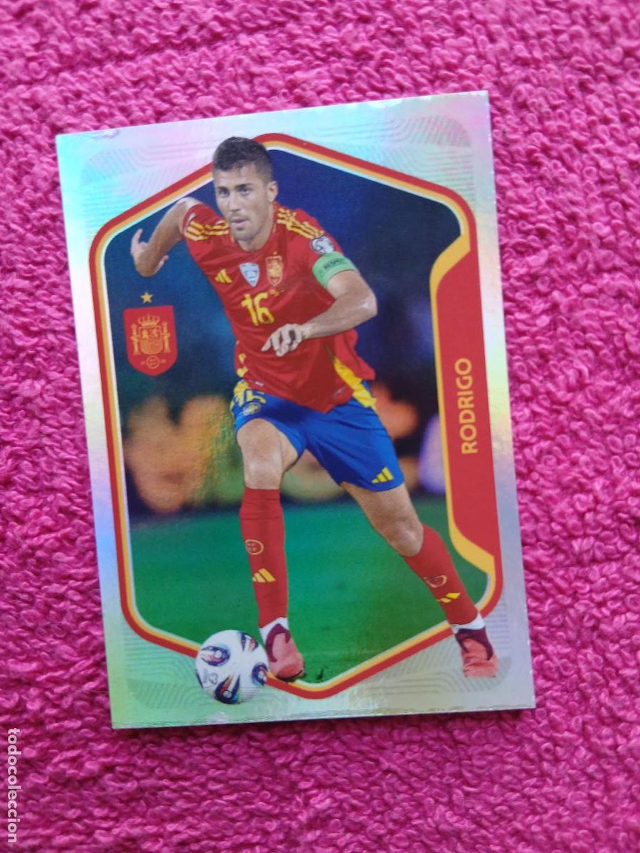 Cromos de f&uacute;tbol: espa&ntilde;a 2026 32 rodrigo selecci&oacute;n espa&ntilde;ola panini carrefour family mundial de futbol (I)