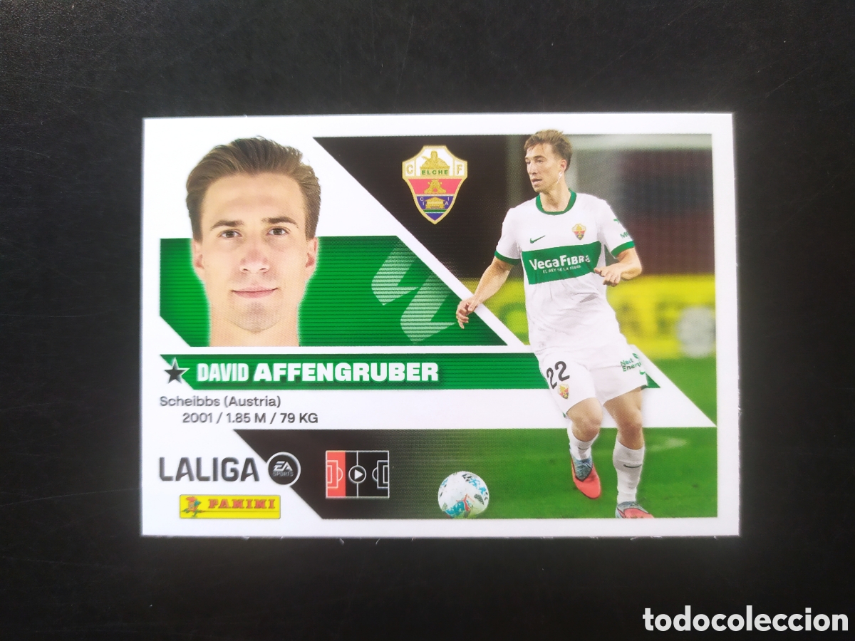 Cromos de f&uacute;tbol: Liga este 2026 2027 26 27 panini Affengruber n&deg; 8 Elche