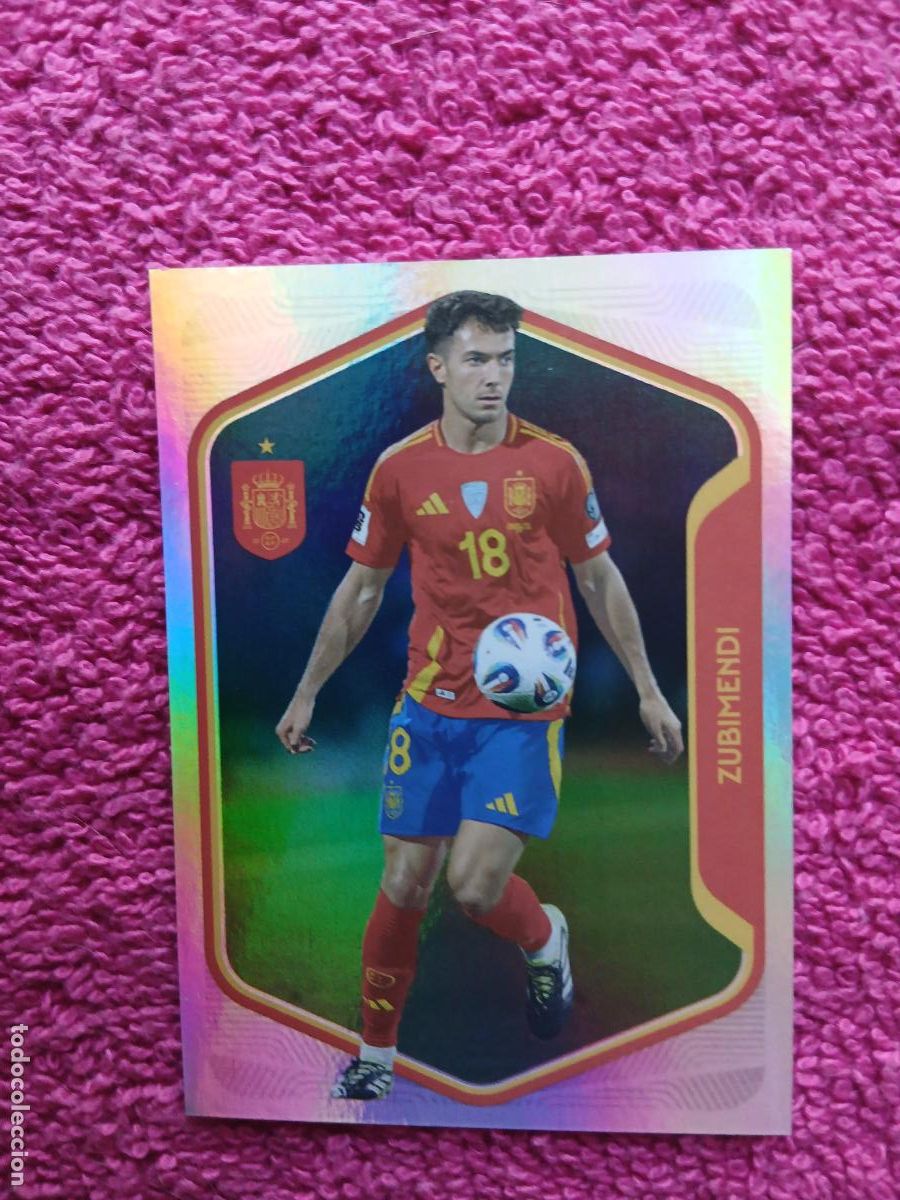 Cromos de f&uacute;tbol: espa&ntilde;a 2026 34 zubimendi selecci&oacute;n espa&ntilde;ola panini carrefour family mundial de futbol (I)
