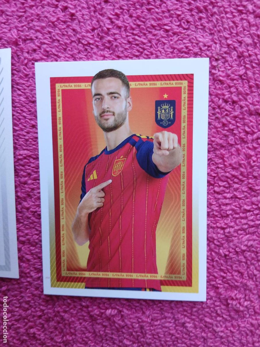 Cromos de f&uacute;tbol: espa&ntilde;a 2026 41 mikel merino selecci&oacute;n espa&ntilde;ola panini carrefour family mundial de futbol (I)