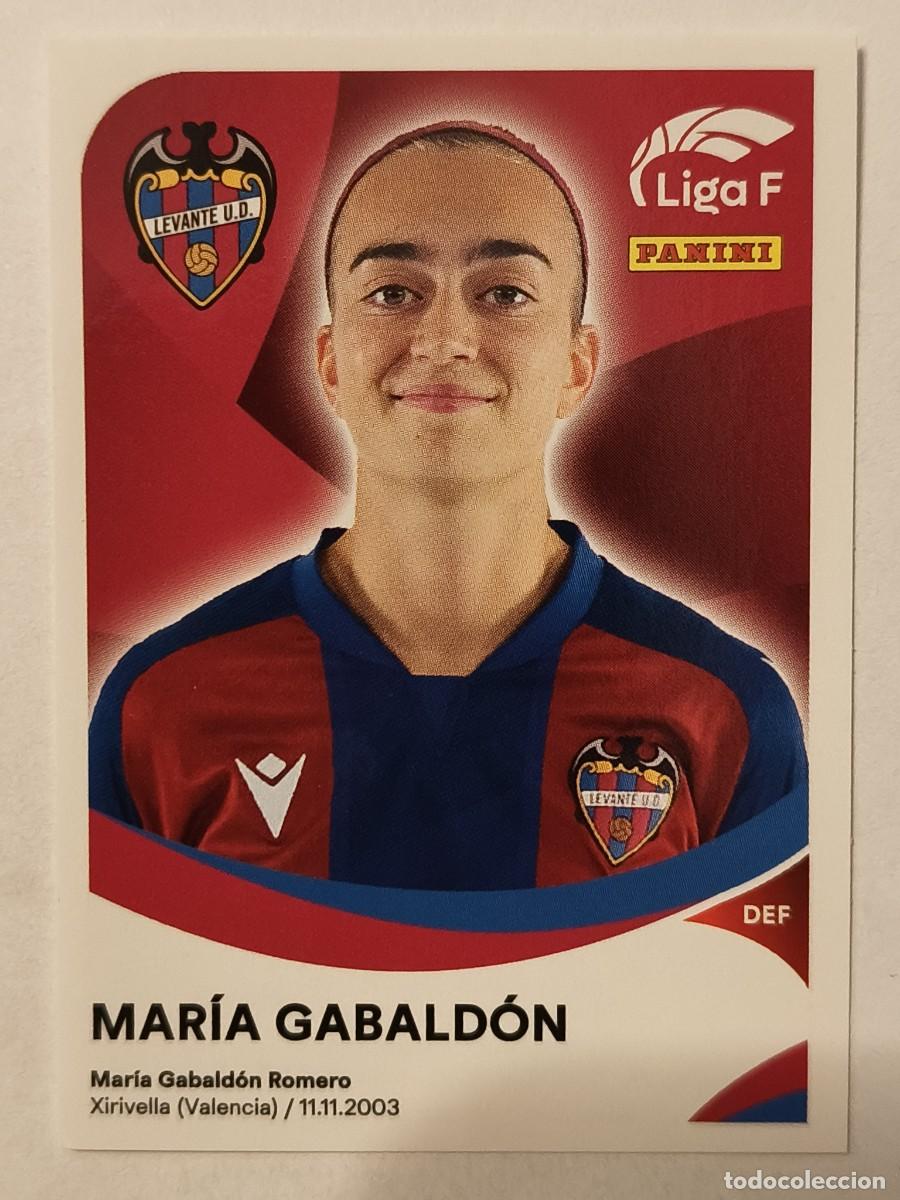 Cromos de f&uacute;tbol: #207 MARIA GABALDON (LEVANTE U.D.) LIGA F 2024/2025 PANINI