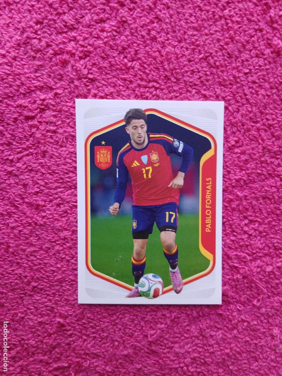 Cromos de f&uacute;tbol: espa&ntilde;a 2026 45 pablo fornals selecci&oacute;n espa&ntilde;ola panini carrefour family mundial de futbol (I)