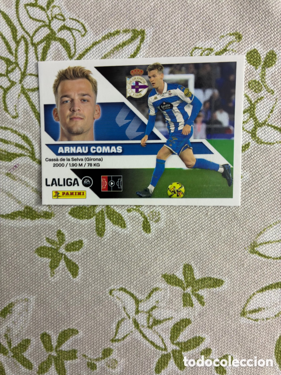 Cromos de f&uacute;tbol: Cromo Arnau Comas N&ordm; 9B RC Deportivo - Colecci&oacute;n Este Panini Liga 2026-27 (Sin Pegar)