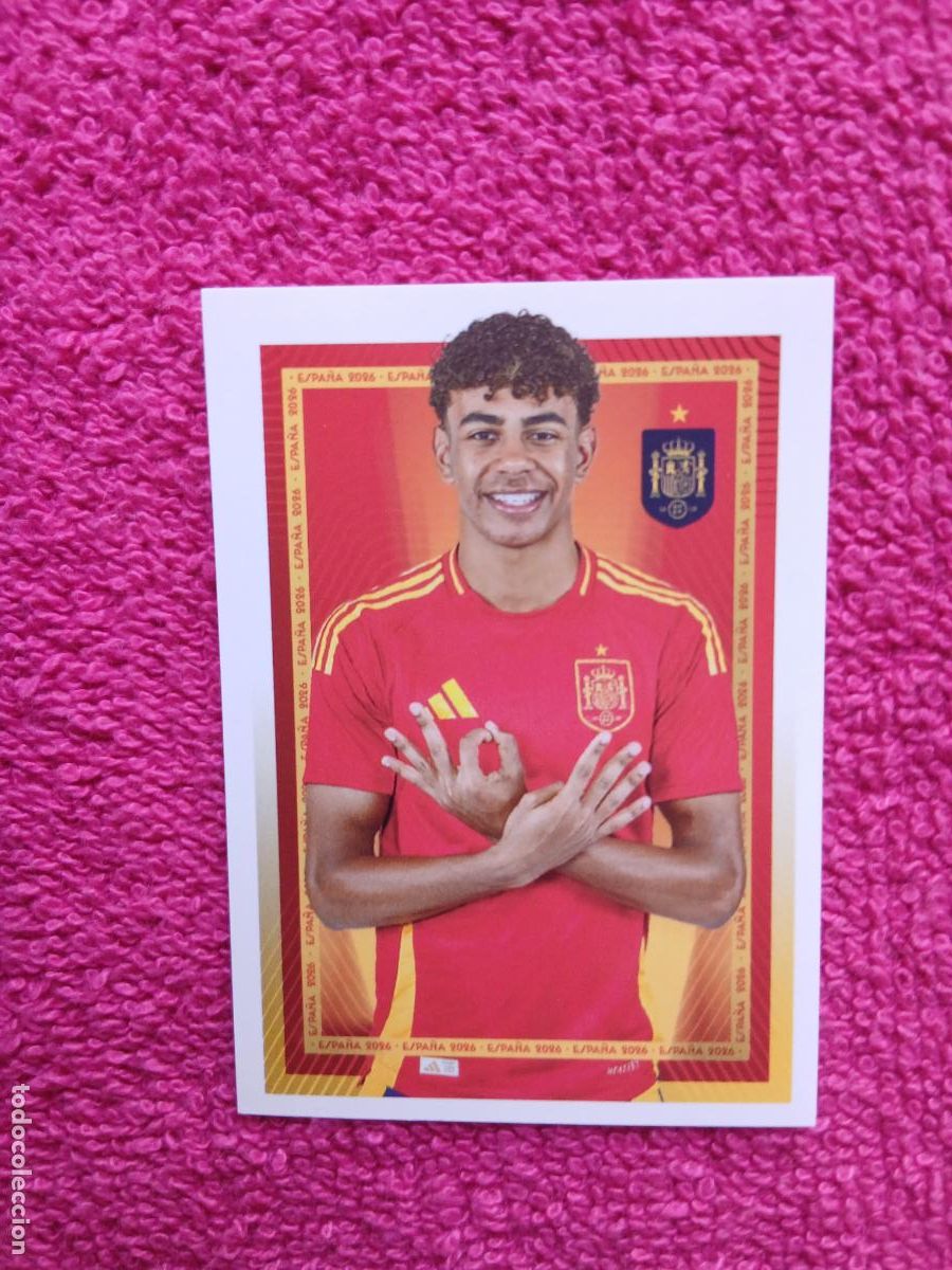 Cromos de f&uacute;tbol: espa&ntilde;a 2026 49 lamine yamal selecci&oacute;n espa&ntilde;ola panini carrefour family mundial de futbol (I)