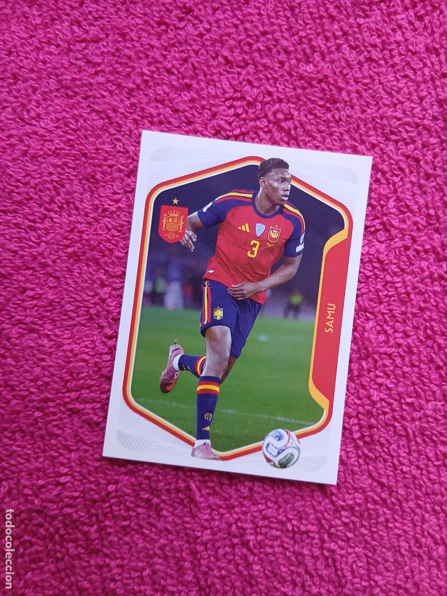 Cromos de f&uacute;tbol: espa&ntilde;a 2026 57 samu selecci&oacute;n espa&ntilde;ola panini carrefour family mundial de futbol (I)