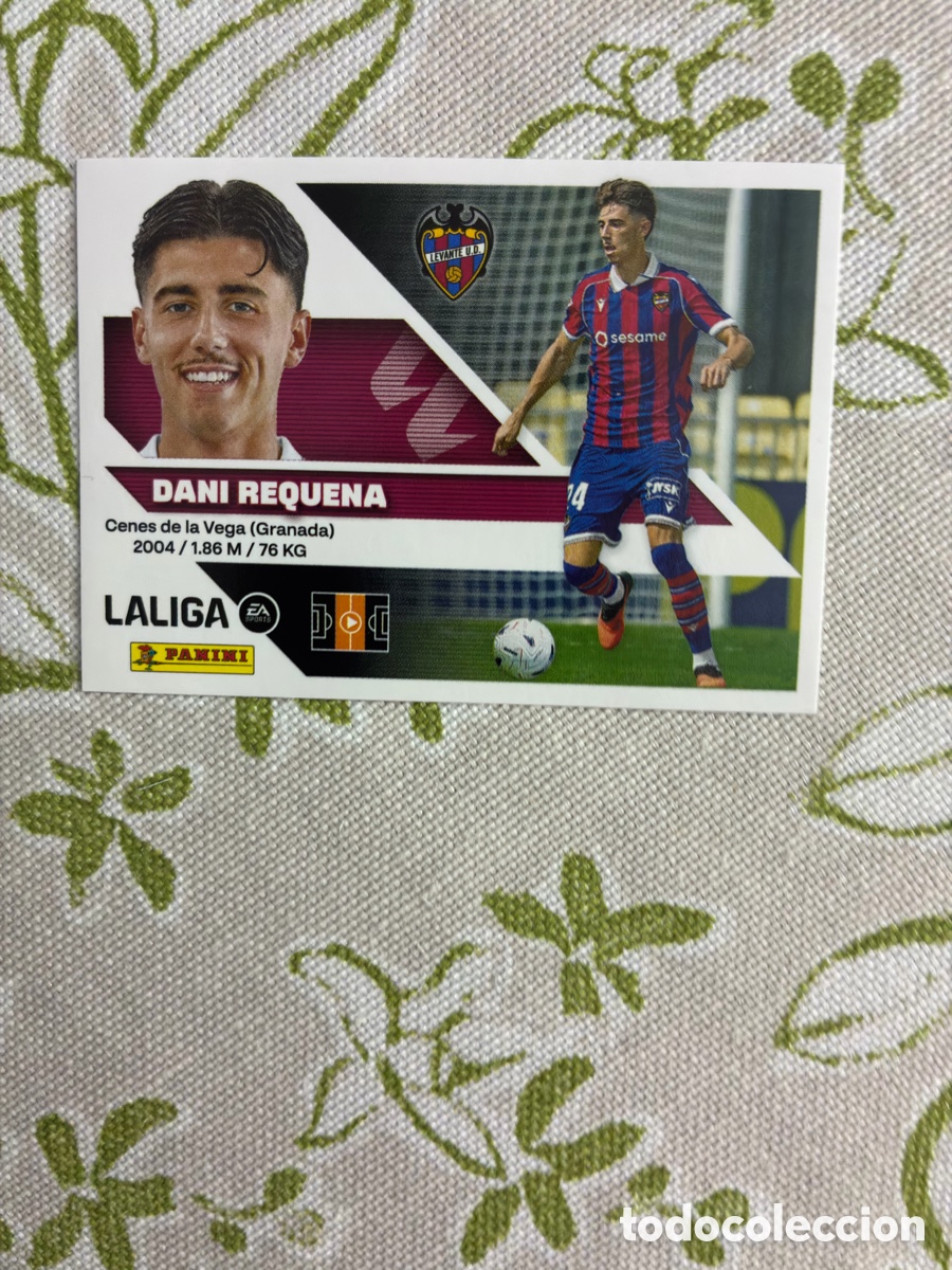 Cromos de f&uacute;tbol: Cromo Dani Requena N&ordm; 13 Levante UD - Colecci&oacute;n Este Panini Liga 2026-27 (Sin Pegar)