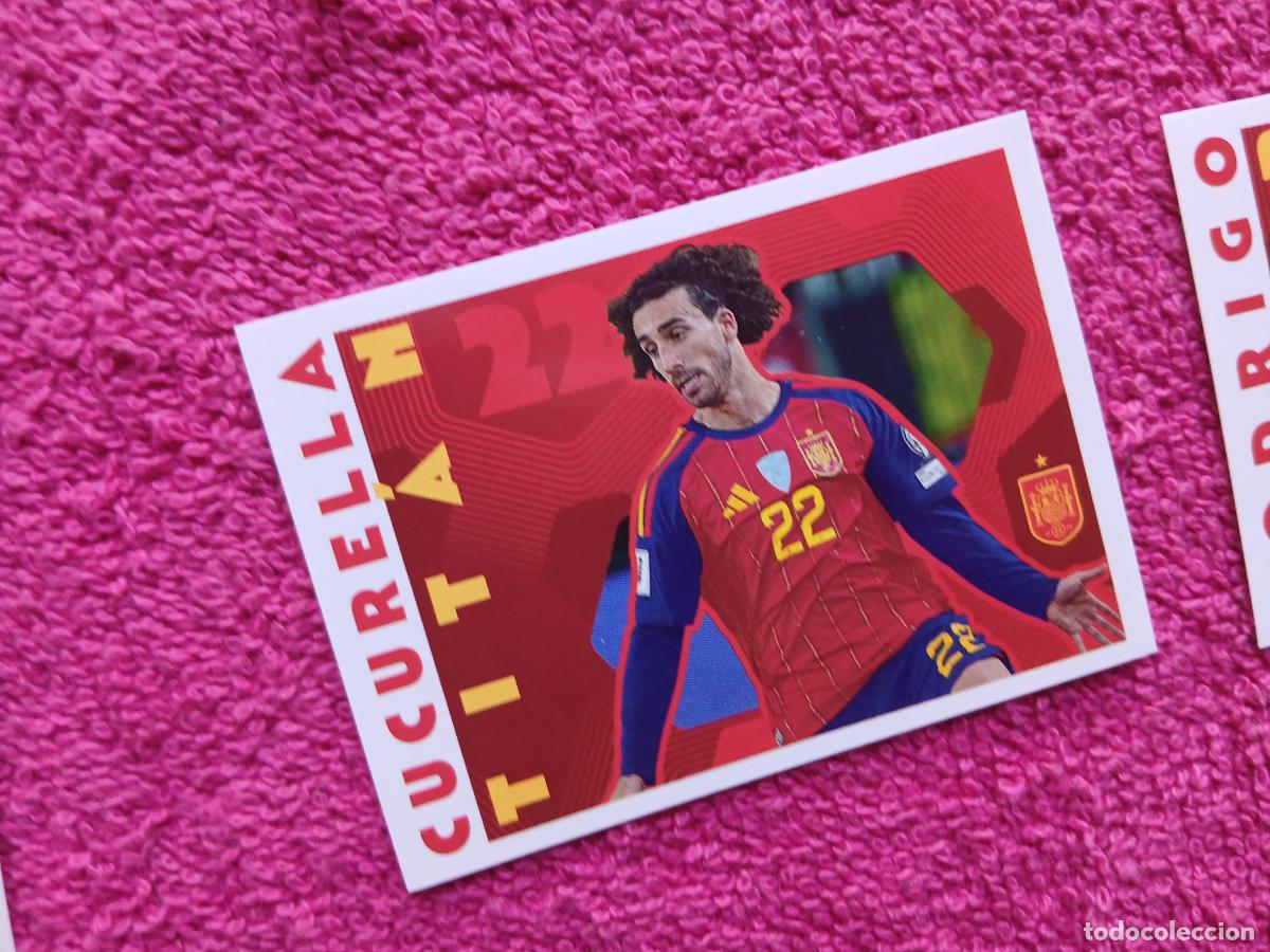 Cromos de f&uacute;tbol: espa&ntilde;a 2026 67 cucurella selecci&oacute;n espa&ntilde;ola panini carrefour family mundial de futbol (I)