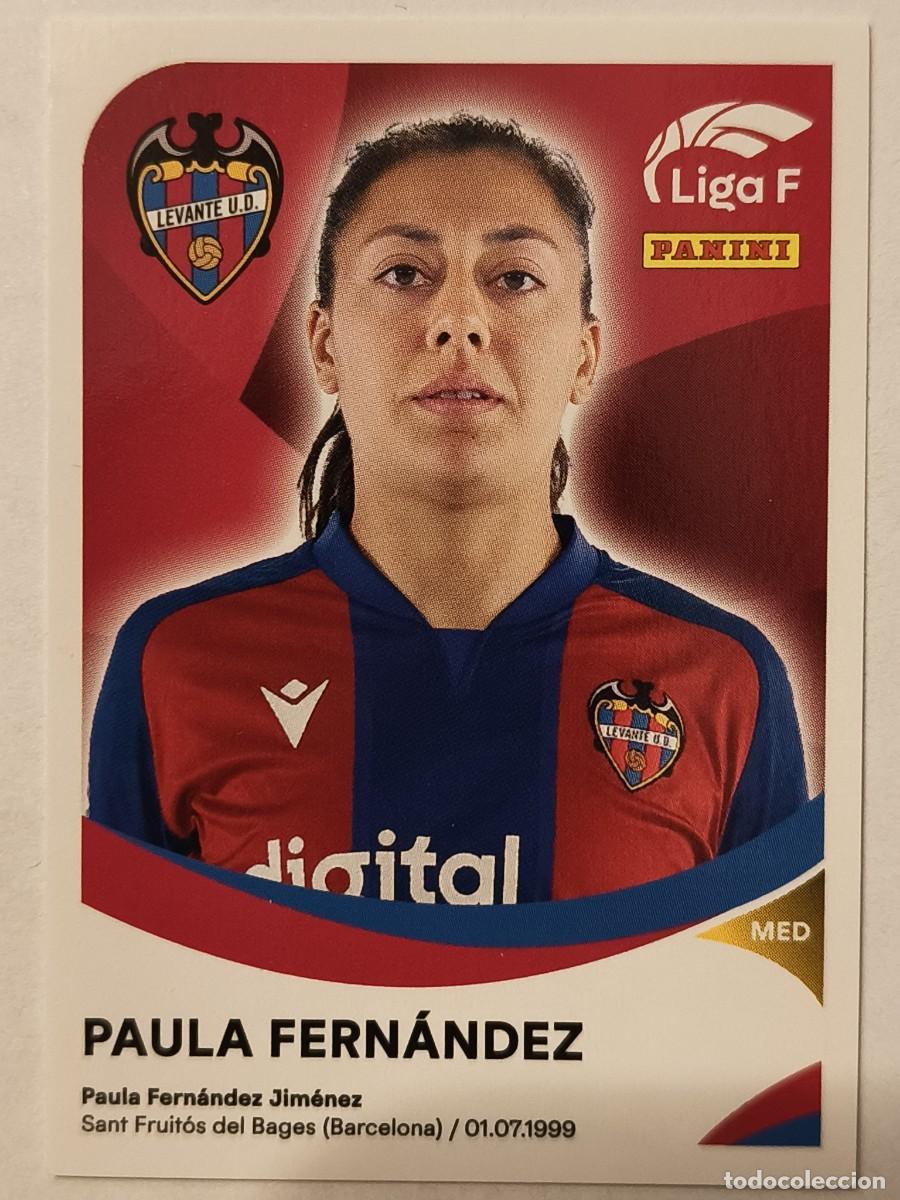 Cromos de f&uacute;tbol: #214 PAULA FERNANDEZ (LEVANTE U.D.) LIGA F 2024/2025 PANINI